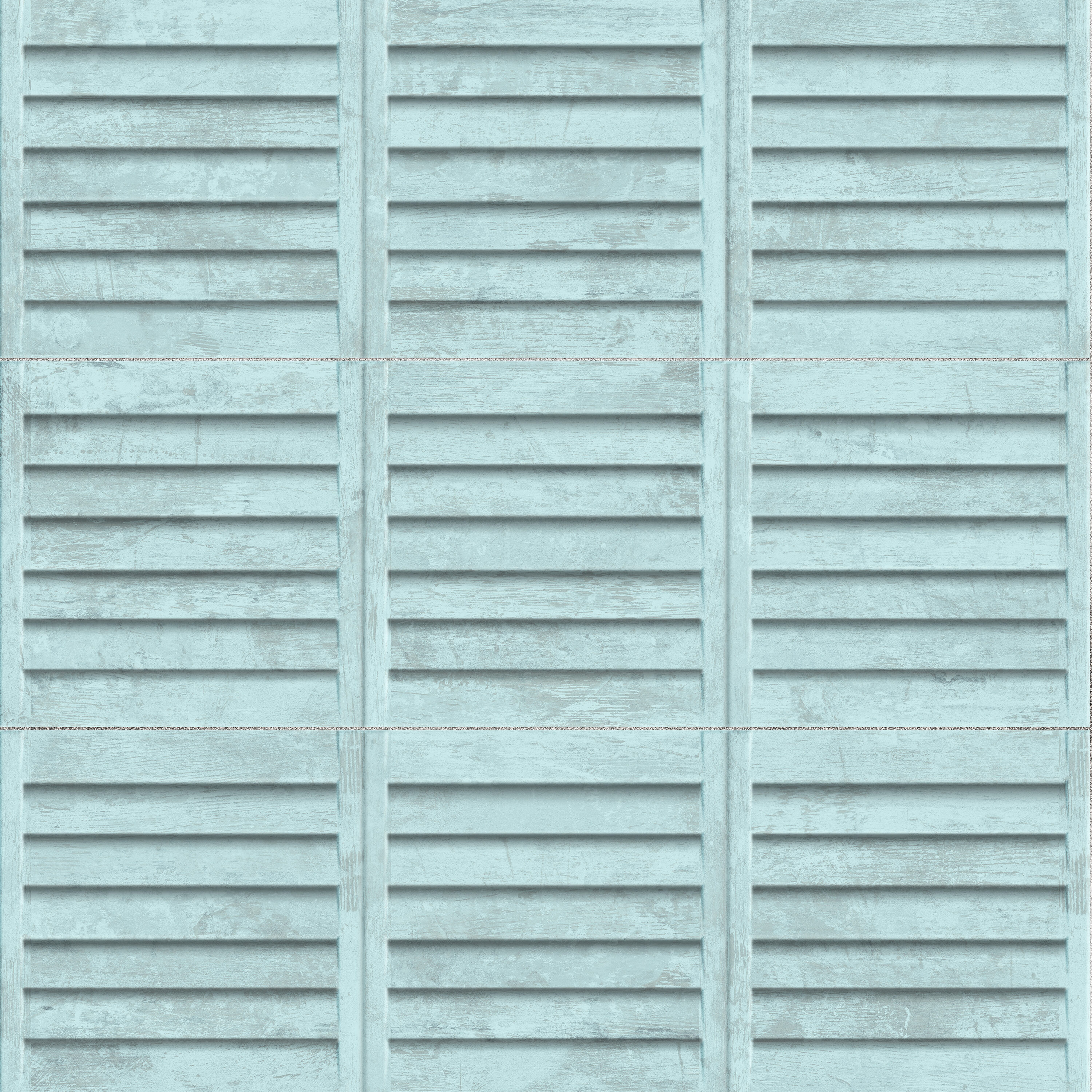 Affinity Tile S1WEM35HDAZ Sample - Habanera Decor Azul 6-in x 6-in Satin Ceramic Wood look Wall Tile