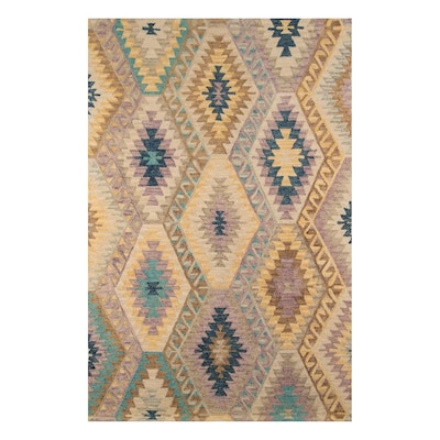 Momeni Tangier Collection Area Rug 3'6 x 5'6 Blue 