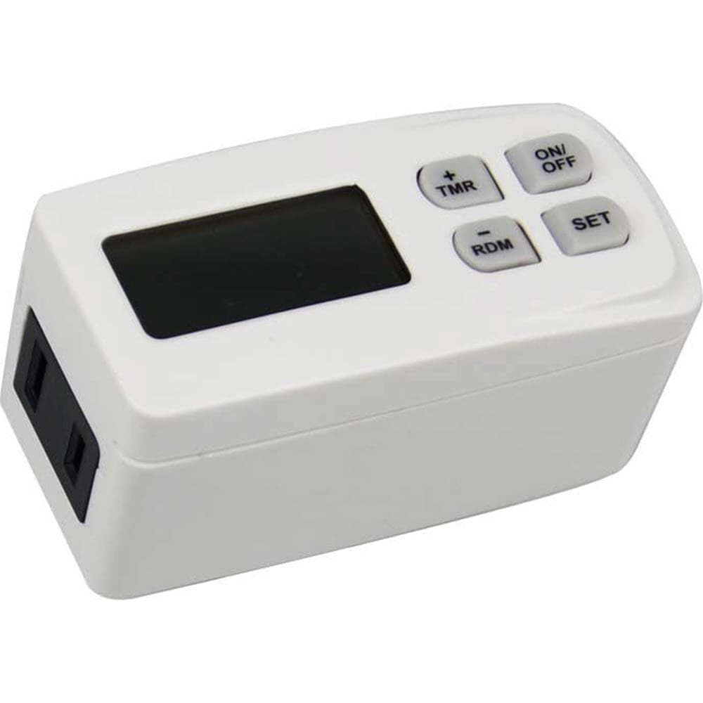 Utilitech 15-Amps 1-Outlet Digital Indoor Lighting Timer in the Lighting  Timers department at