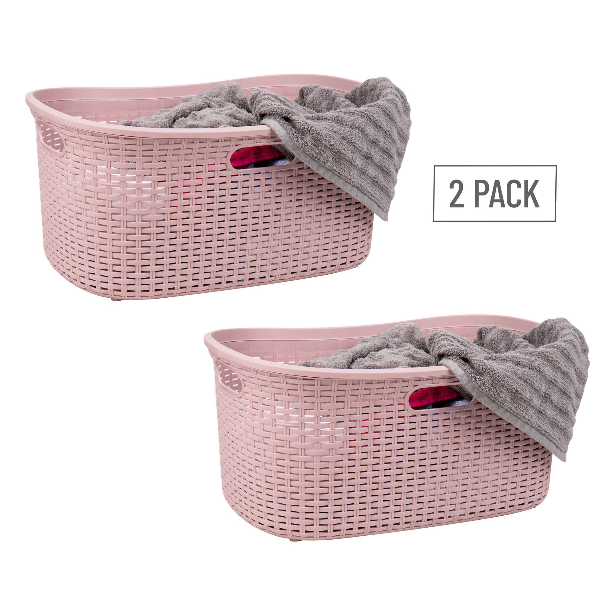 Mind Reader 40LBASK2PK-PNK Hamper-Baskets - View #8