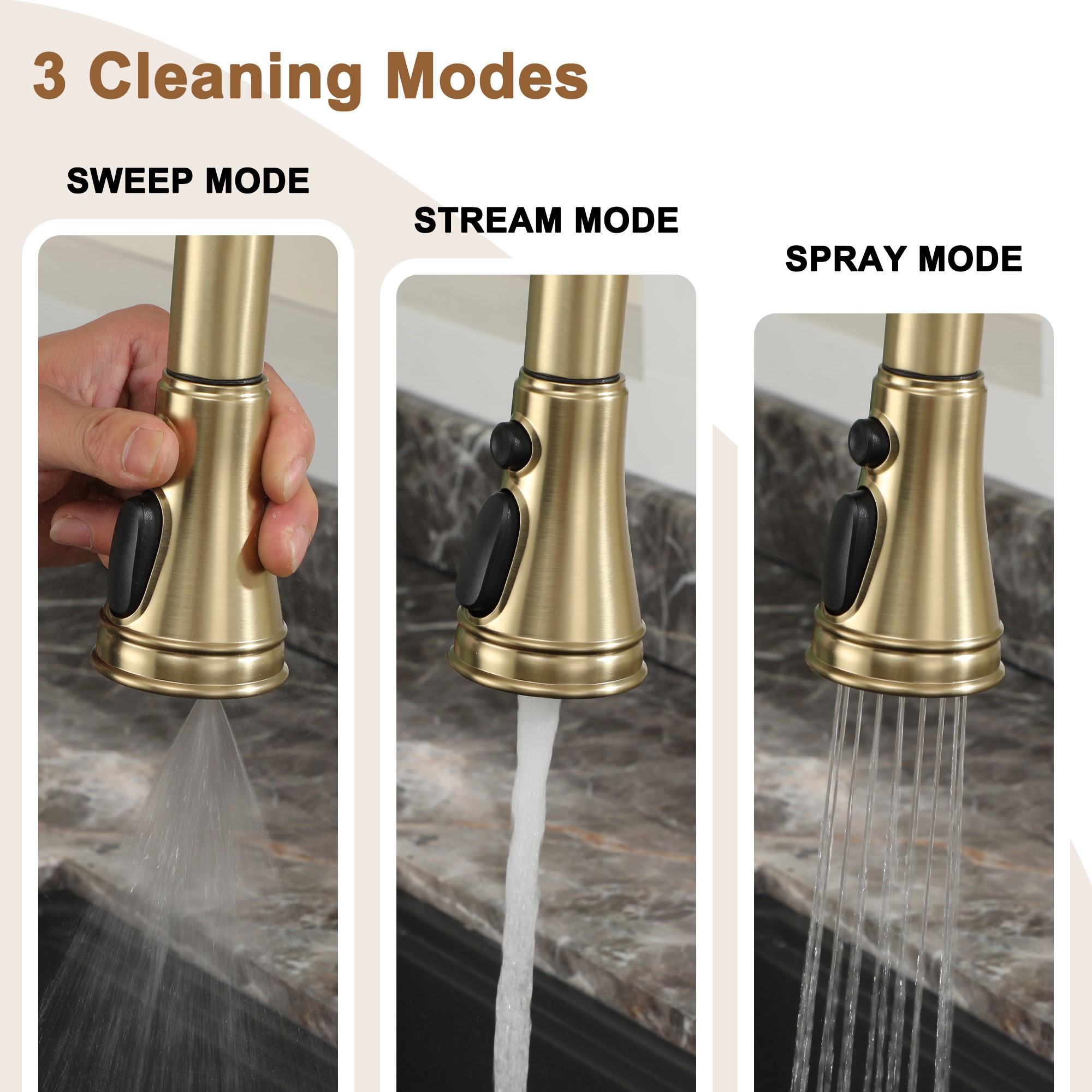Mondawe MD-D95-BN Kitchen-Faucets - View #5