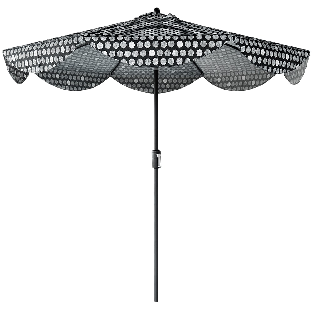 Fashion 827-8SAT-BKWD 9-Feet Steel Black Market Patio Umbrella