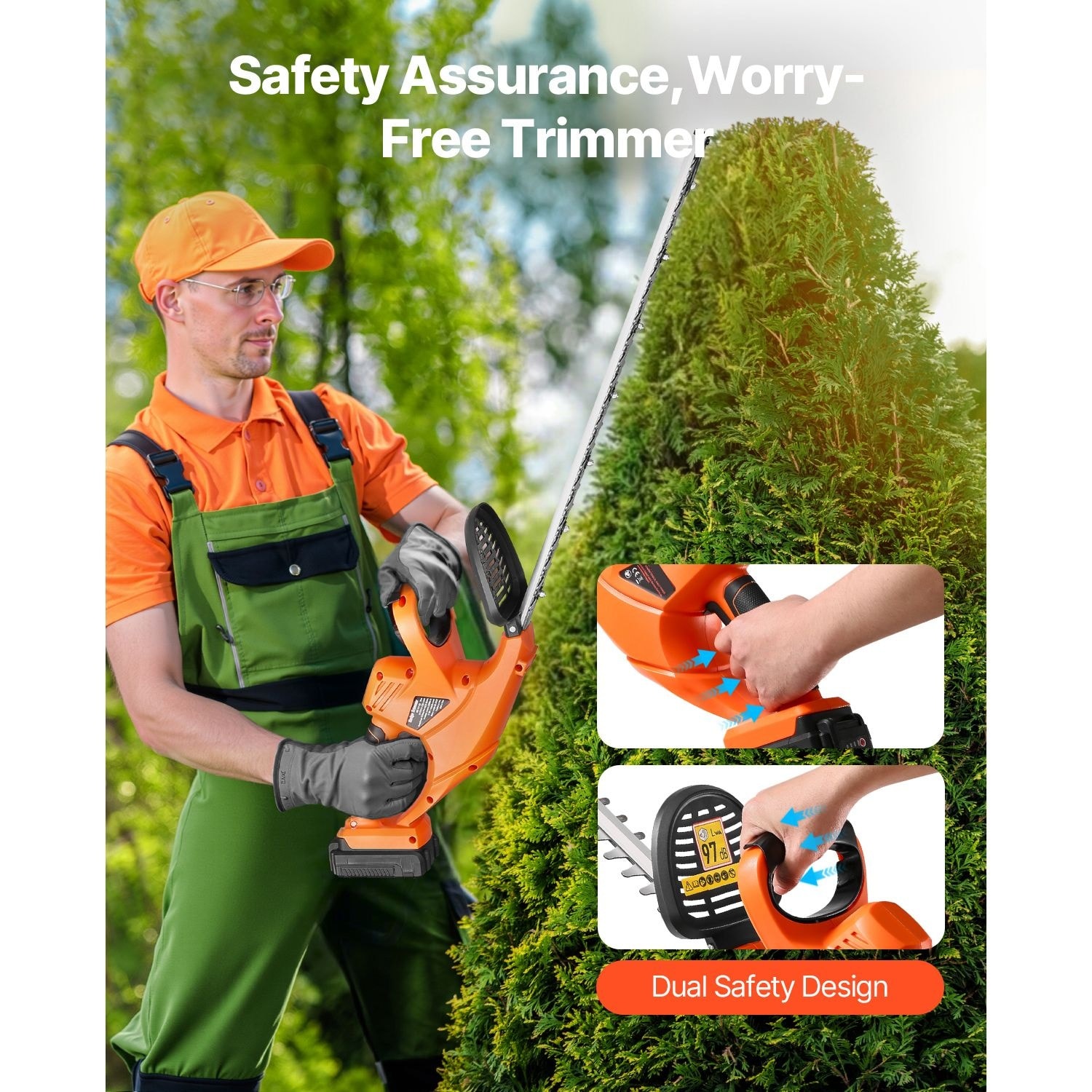 Angel Sar L2MJA421DE02 Cordless-Hedge-Trimmers - View #7