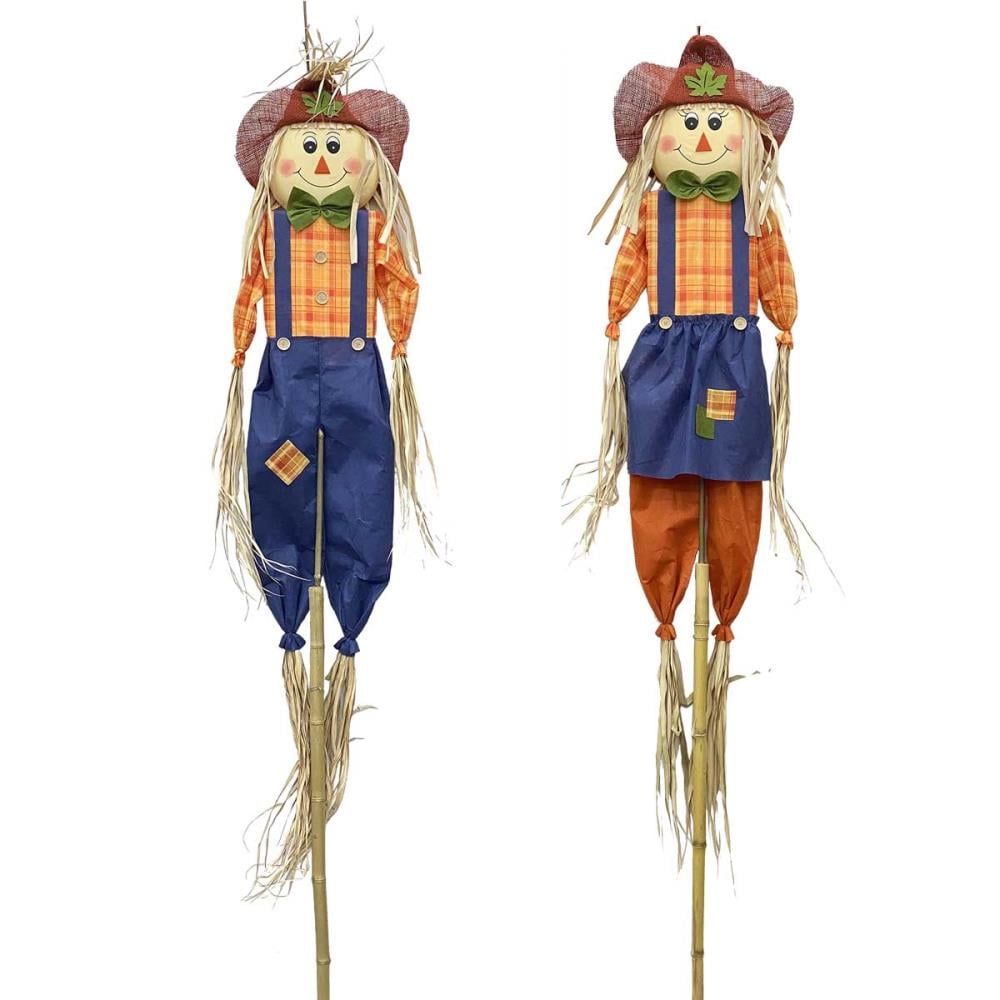 Holiday Living 7ft Free Standing Decoration Scarecrow at