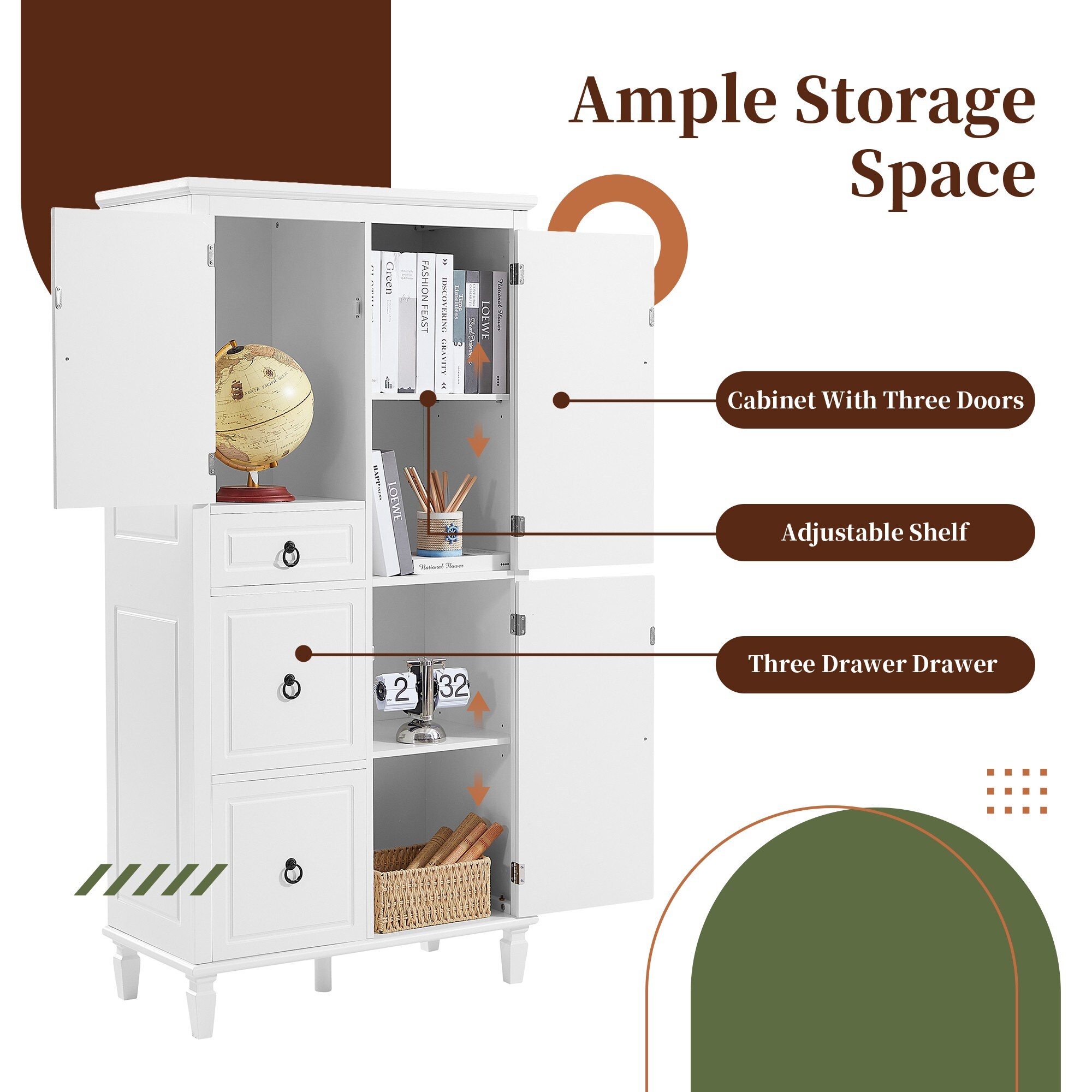 Dexmalle N725P236498K Linen-Cabinets - View #3