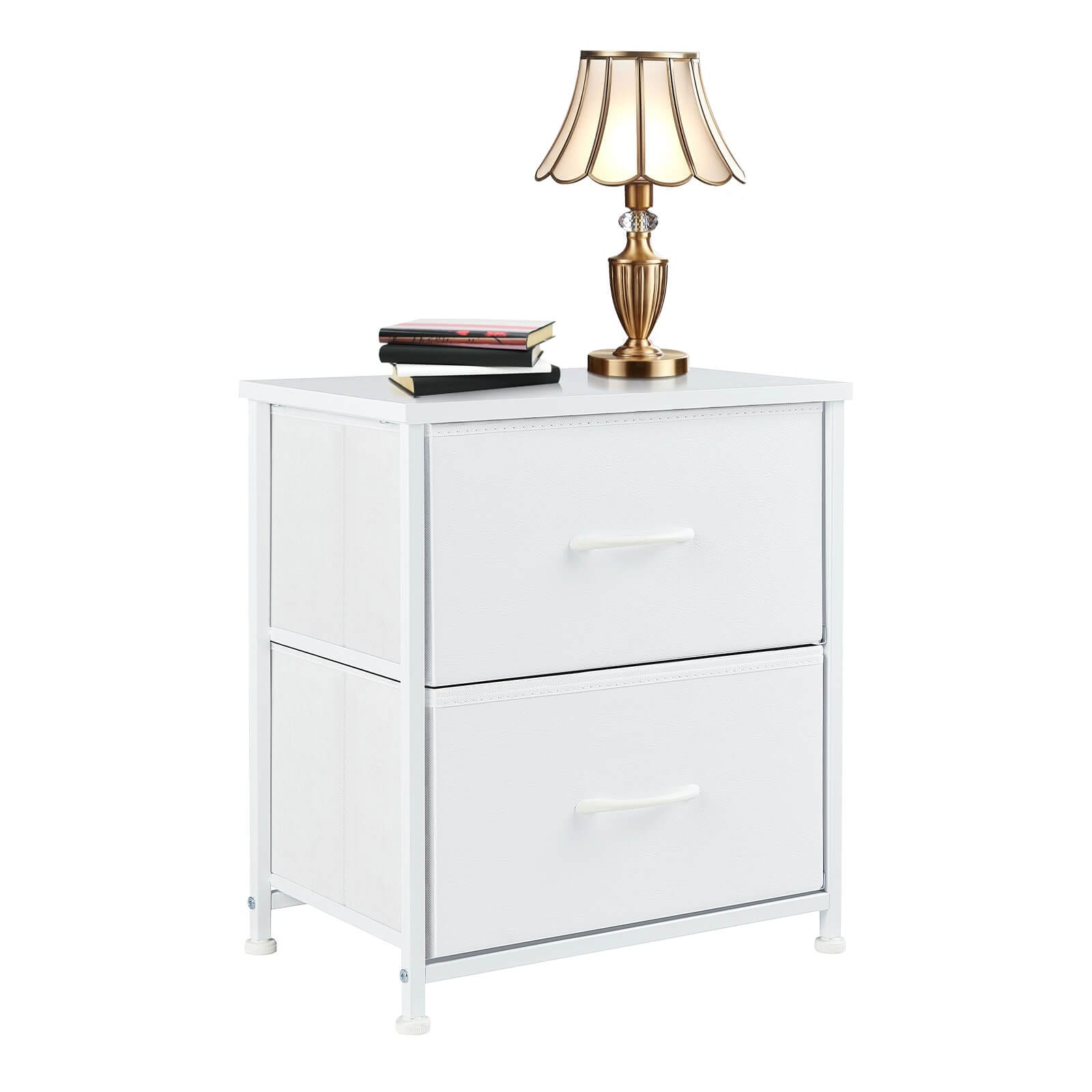 Flynama L-138125 White 2 -Drawer Combo dresser