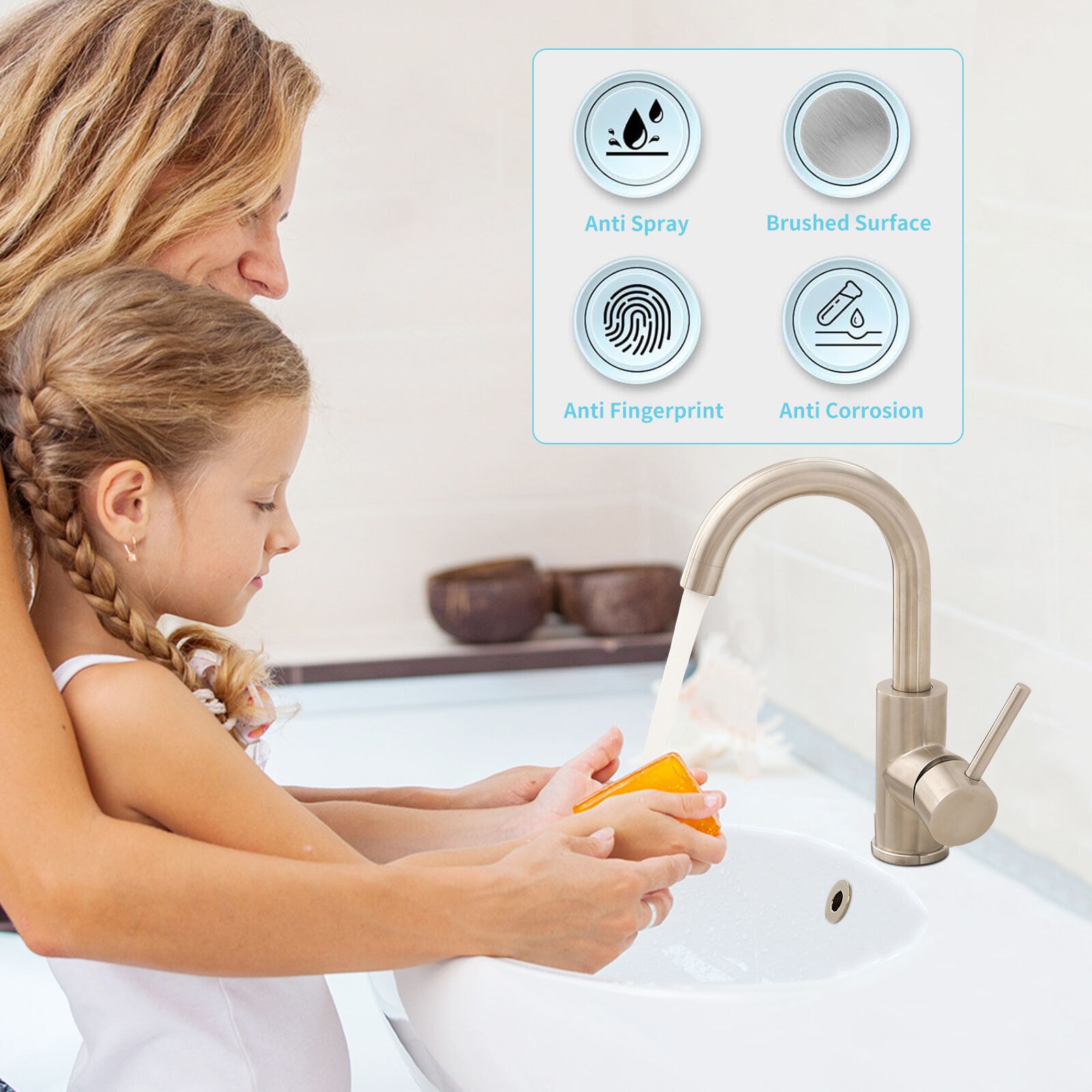 BWE A-96020-C Lavatory-Faucets - View #2
