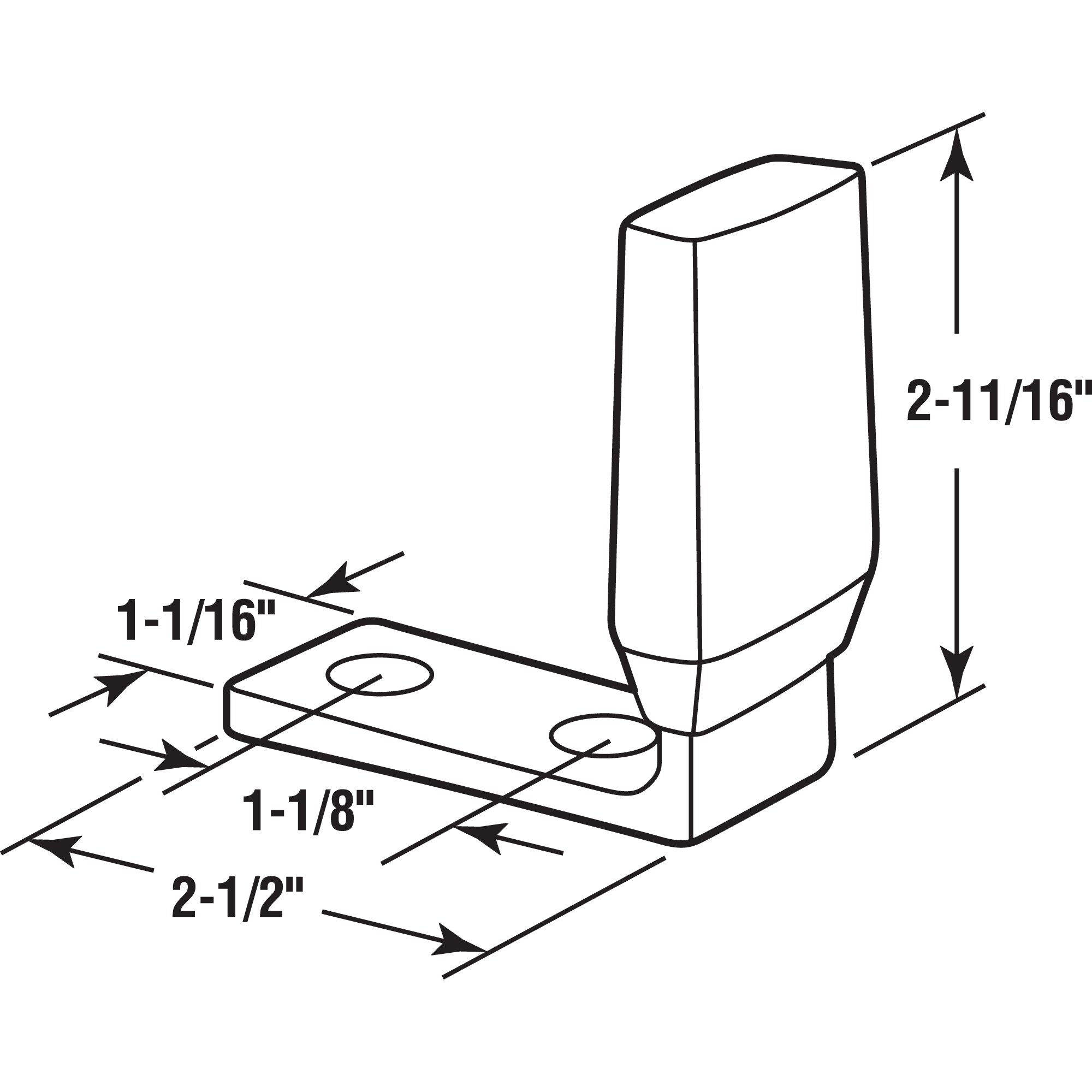 Prime-Line J 4592 Door-Bumpers-Stops2 - View #2