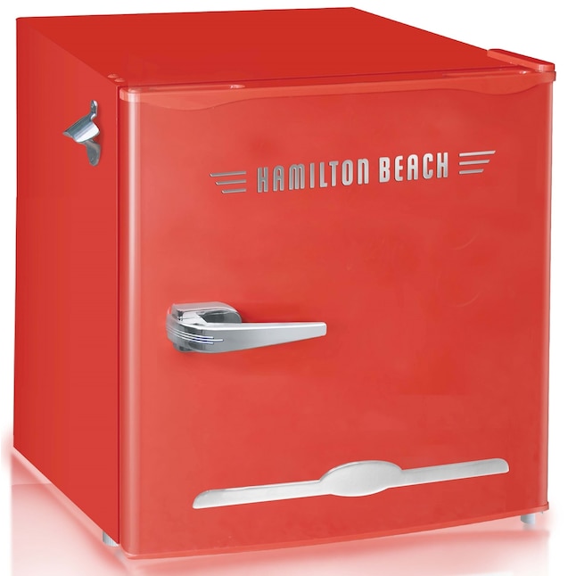 Hamilton Beach 1.6-cu ft Mini Fridge with Freezer (Red) in the Mini ...