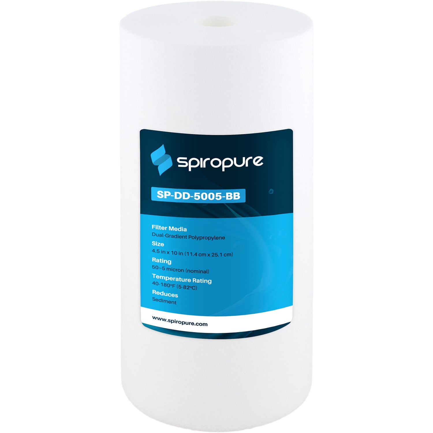 SpiroPure 318929 Sediment and particulate Water dispenser Replacement Filter 8 -Pack