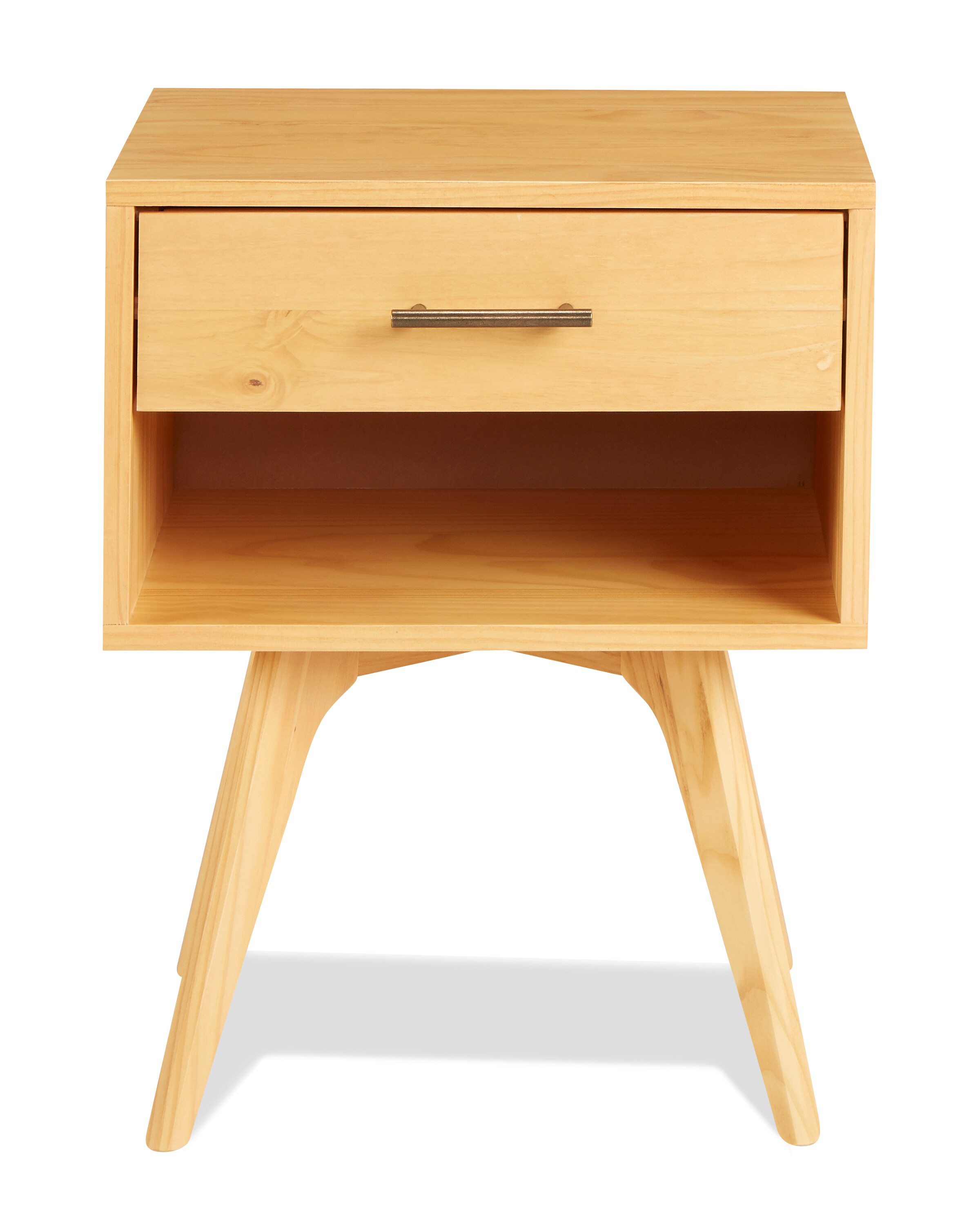 Camaflexi Mid-Century Modern Castanho Pine 3-Drawer Standard