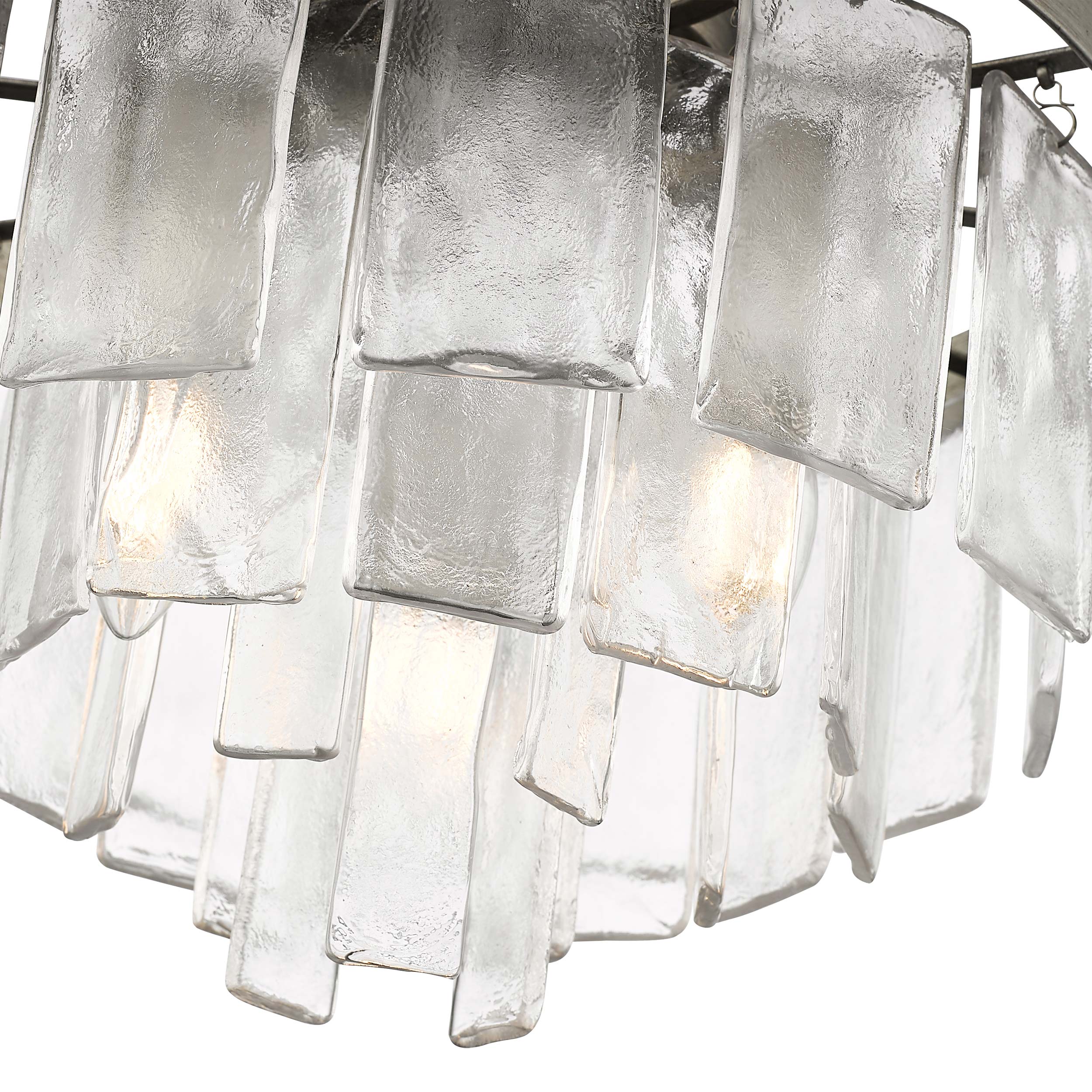 Golden Lighting 1768-FM PS-HWG flushmounts - View #6