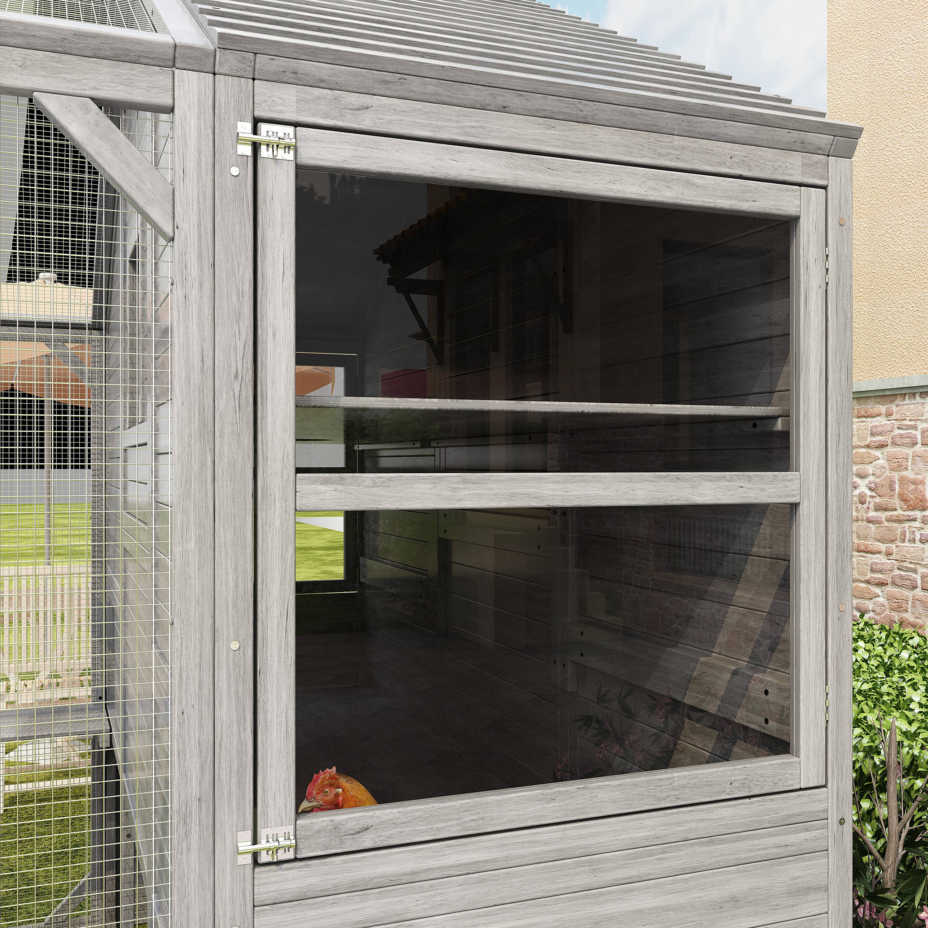MIDHAM KF150212-01+02 Chicken-Coops-Rabbit-Hutches - View #13