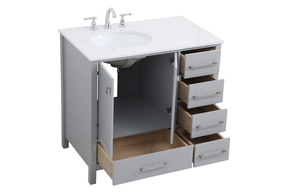 Elegant Decor FI56436GR Bath-Vanity-Combo - View #5