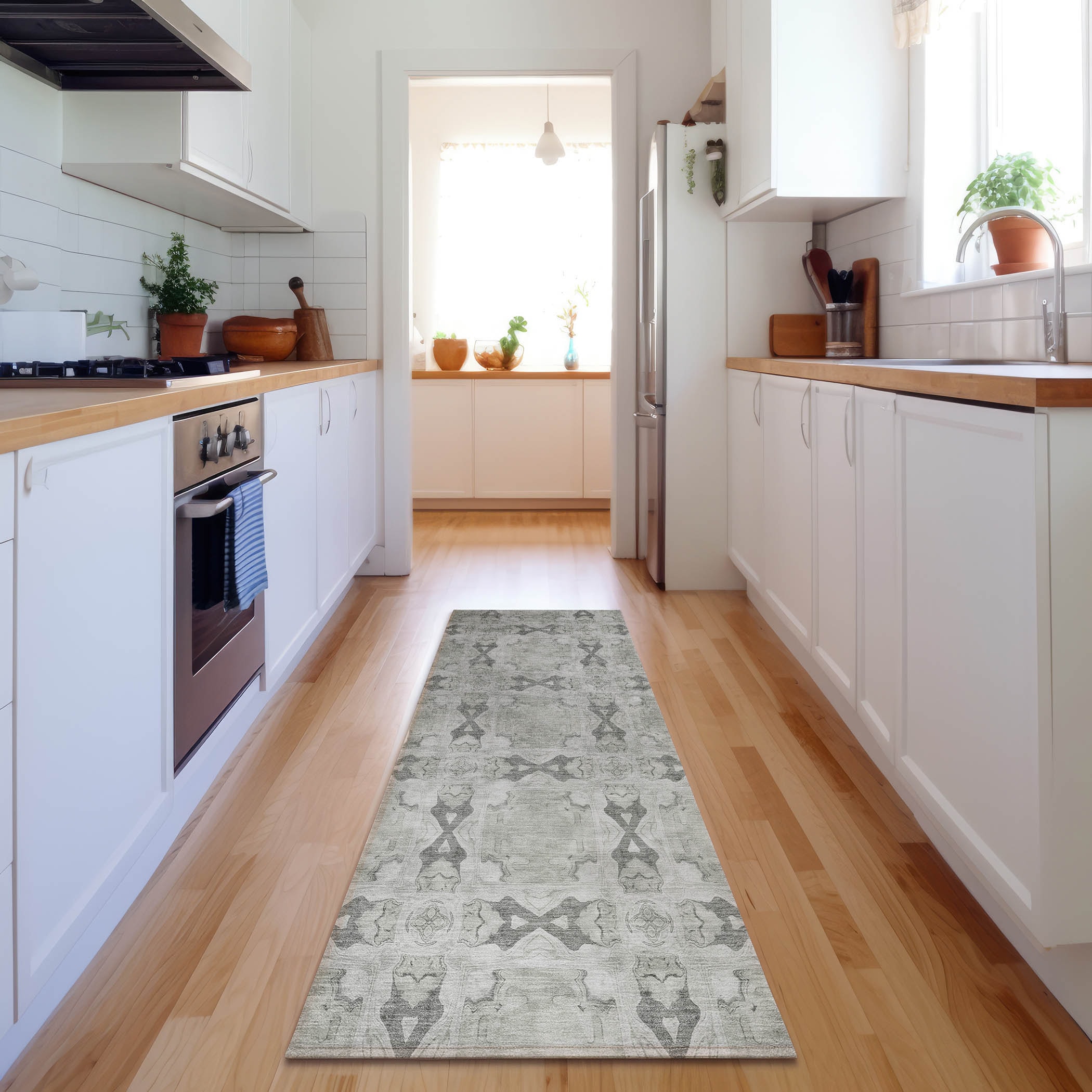 Addison Rugs AMF555TP9X12 Mayfield AMF555TP 9 x 12 (ft) Loomed Polyester Taupe Rectangular Indoor Geometric Machine washable Area rug