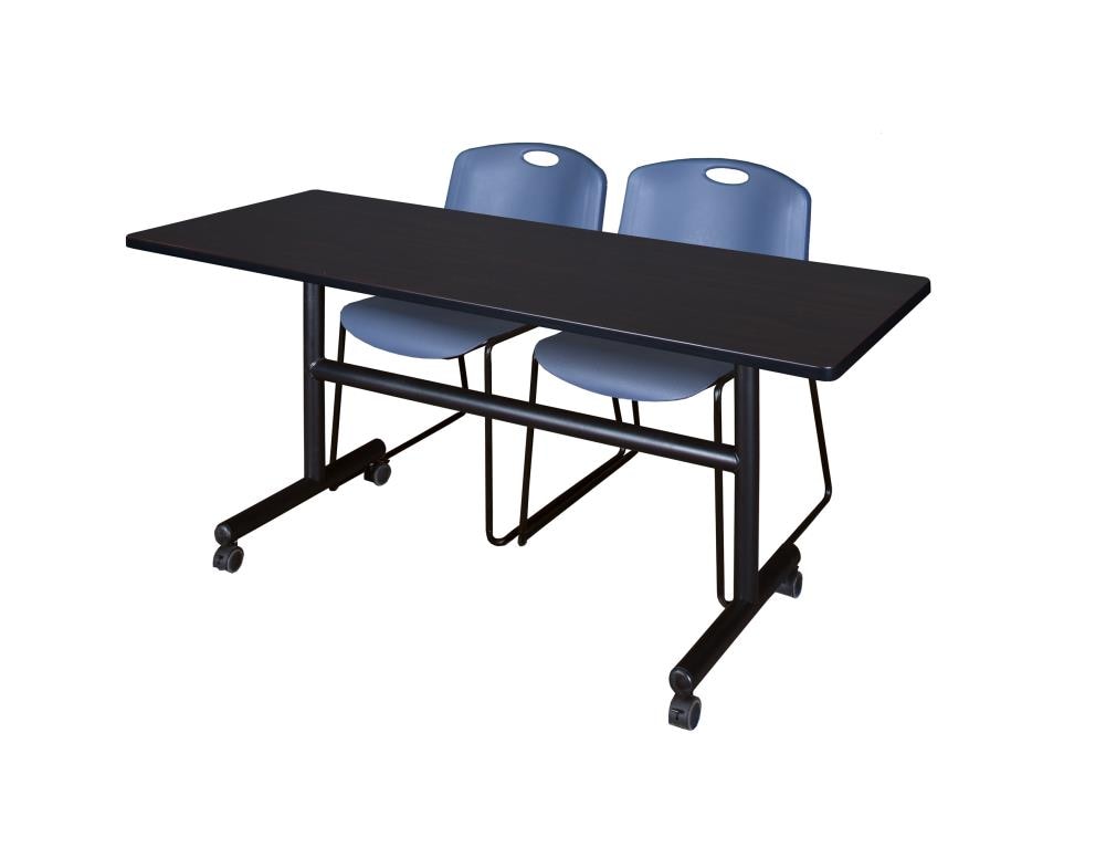 Regency MKFT6030MW44BE Training Brown 4-Person Training Table (60-in W x 29-in H)