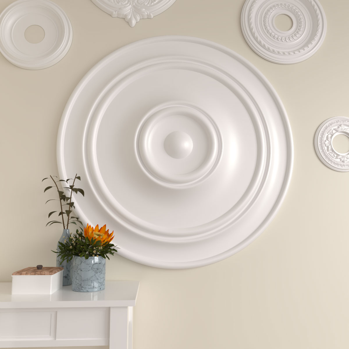 Ekena Millwork CM40CL Ceiling-Medallions - View #6