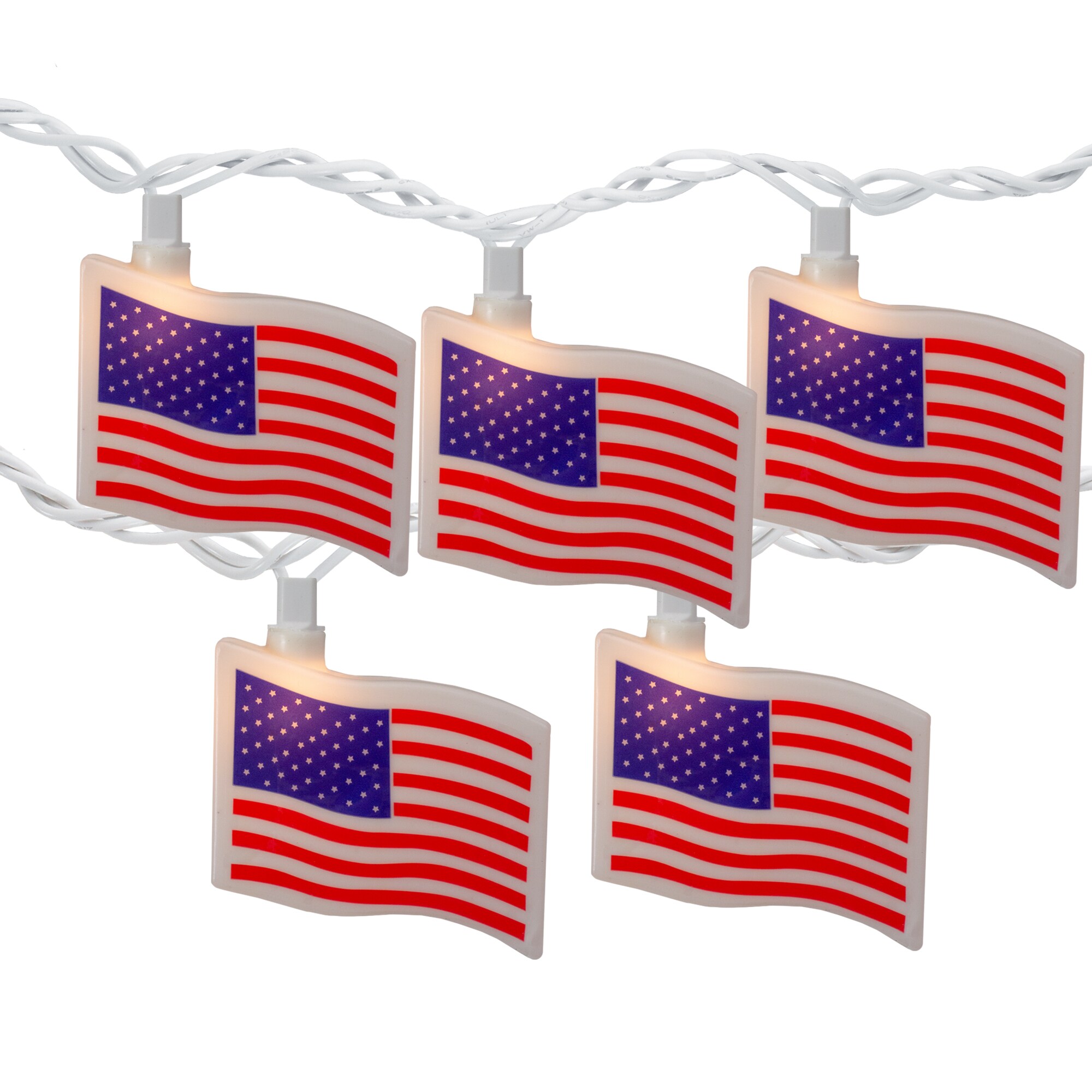Northlight 34175117 Resin Indoor/Outdoor String lights Cow 4th of July Decor