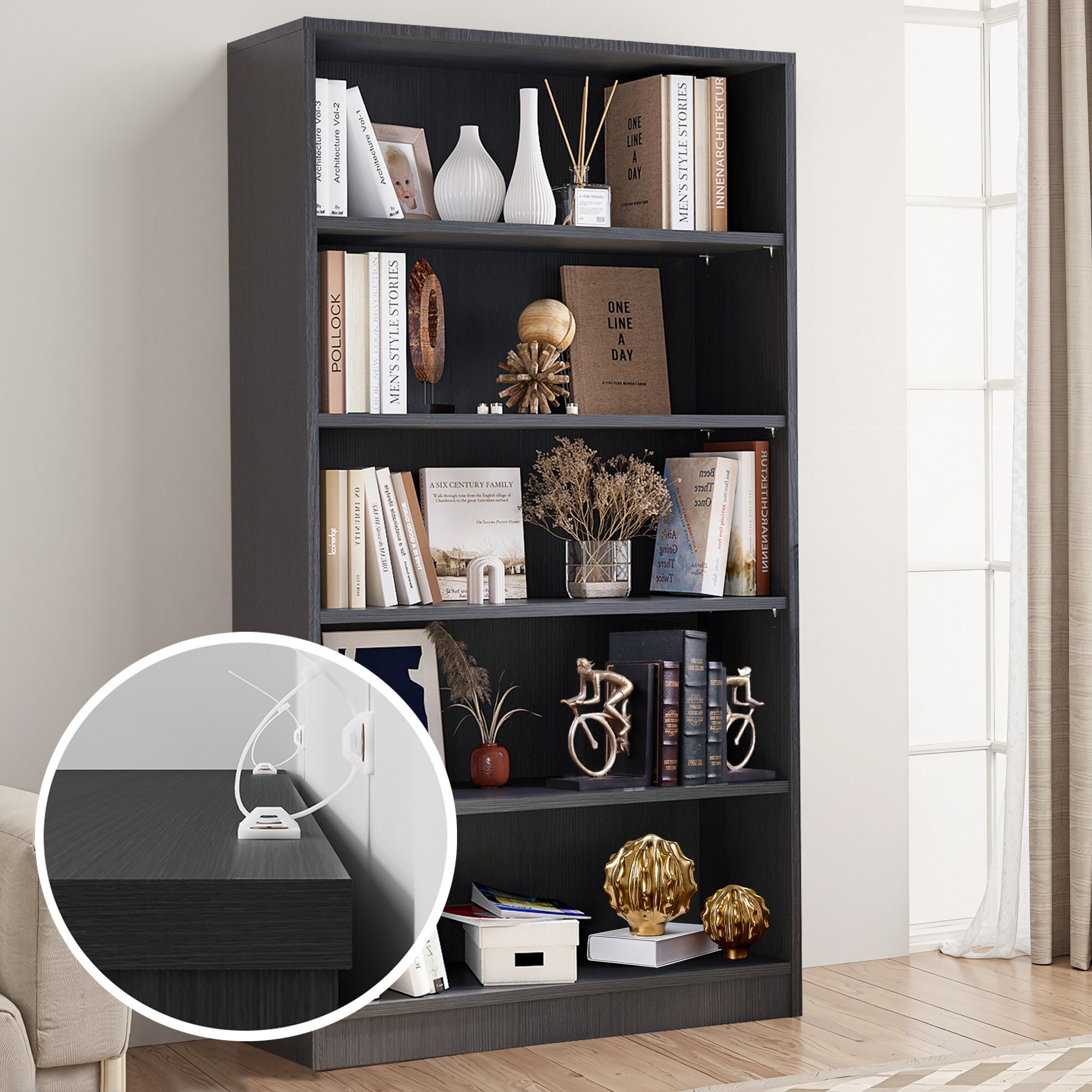 Wooakway FXLS0607-604E66 bookcases - View #6