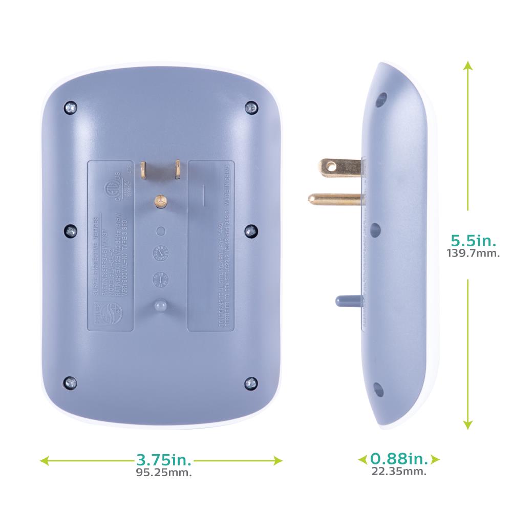 Philips SPP3461WA/37 Surge-Protectors - View #4