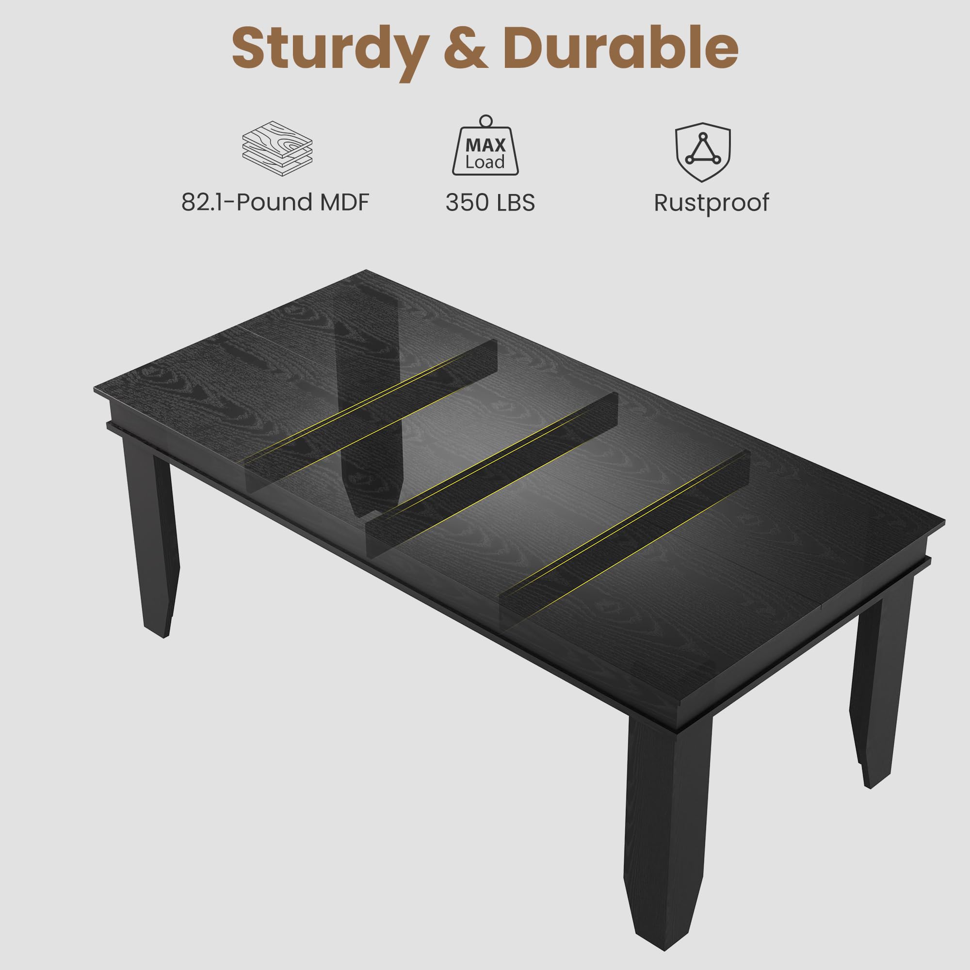 Garvee HHZ-PHO-33V69KHS Dining-Tables - View #6