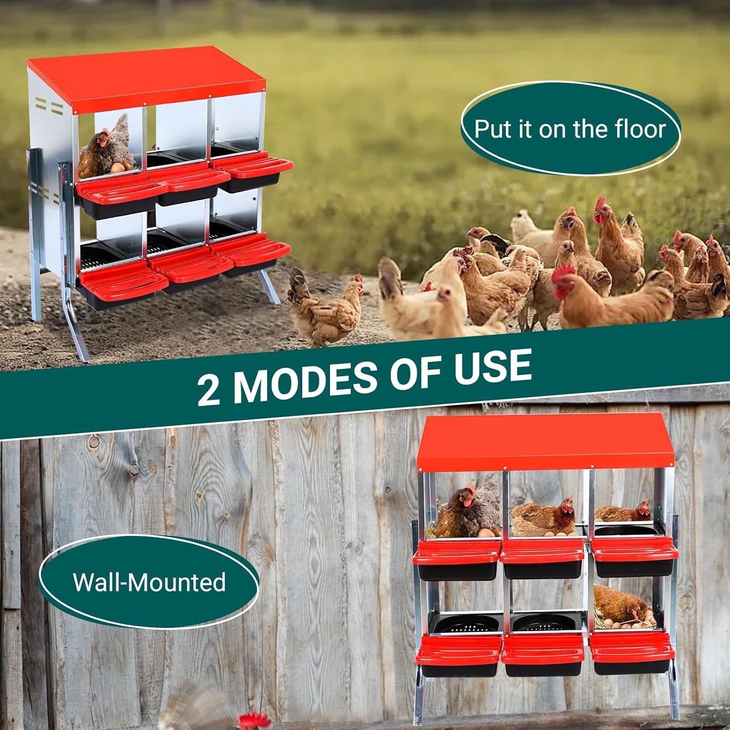 GarveeLife LMYJW-5829 Chicken-Coops-Rabbit-Hutches - View #6