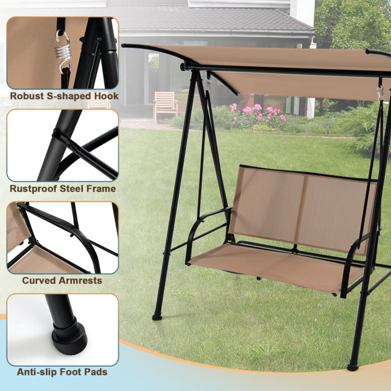 Mondawe MO-NP10403BE Swing-Gliders - View #6