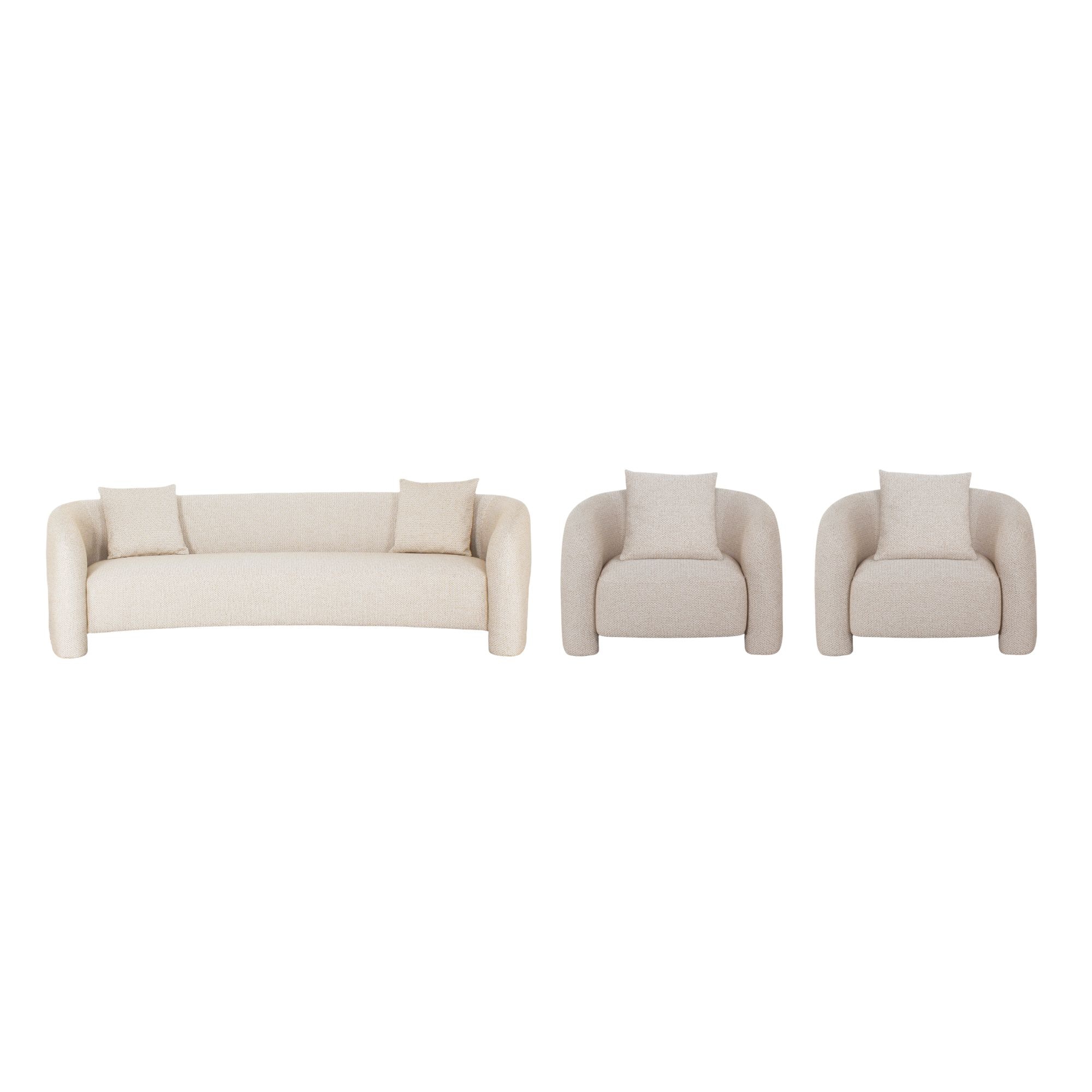 Manhattan Comfort 3-SFAC1770-GD Living-Room-Sets - View #2