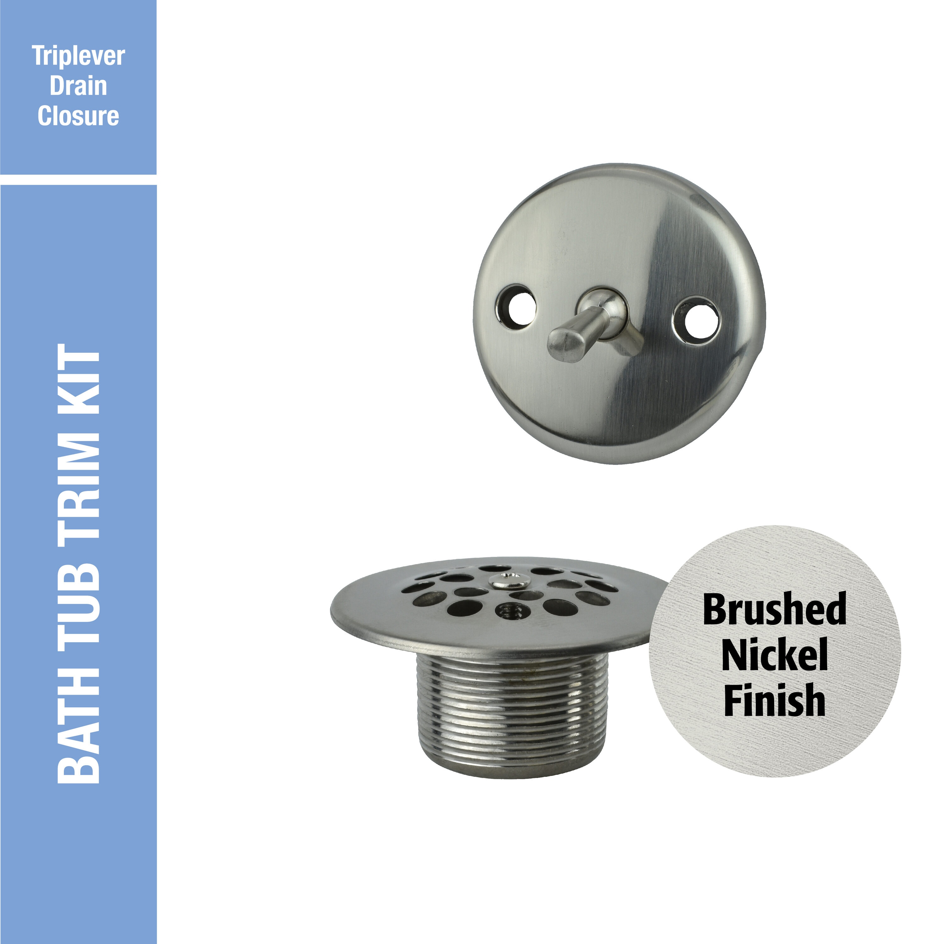 Trim To The Trade 4T-304-34 Bathtub Drain Strainer Set 1-1/2 with