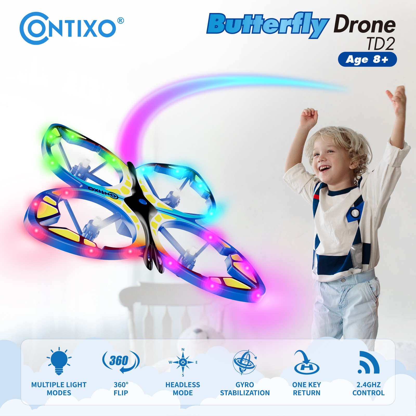 Contixo TD2-BLUE drones - View #2