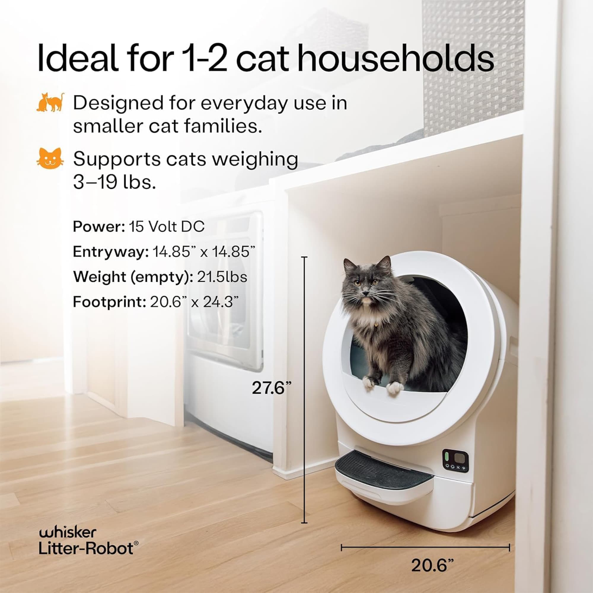 Whisker LRE-SUPLYKIT-BDL-WT Cat-Litter-Box - View #6
