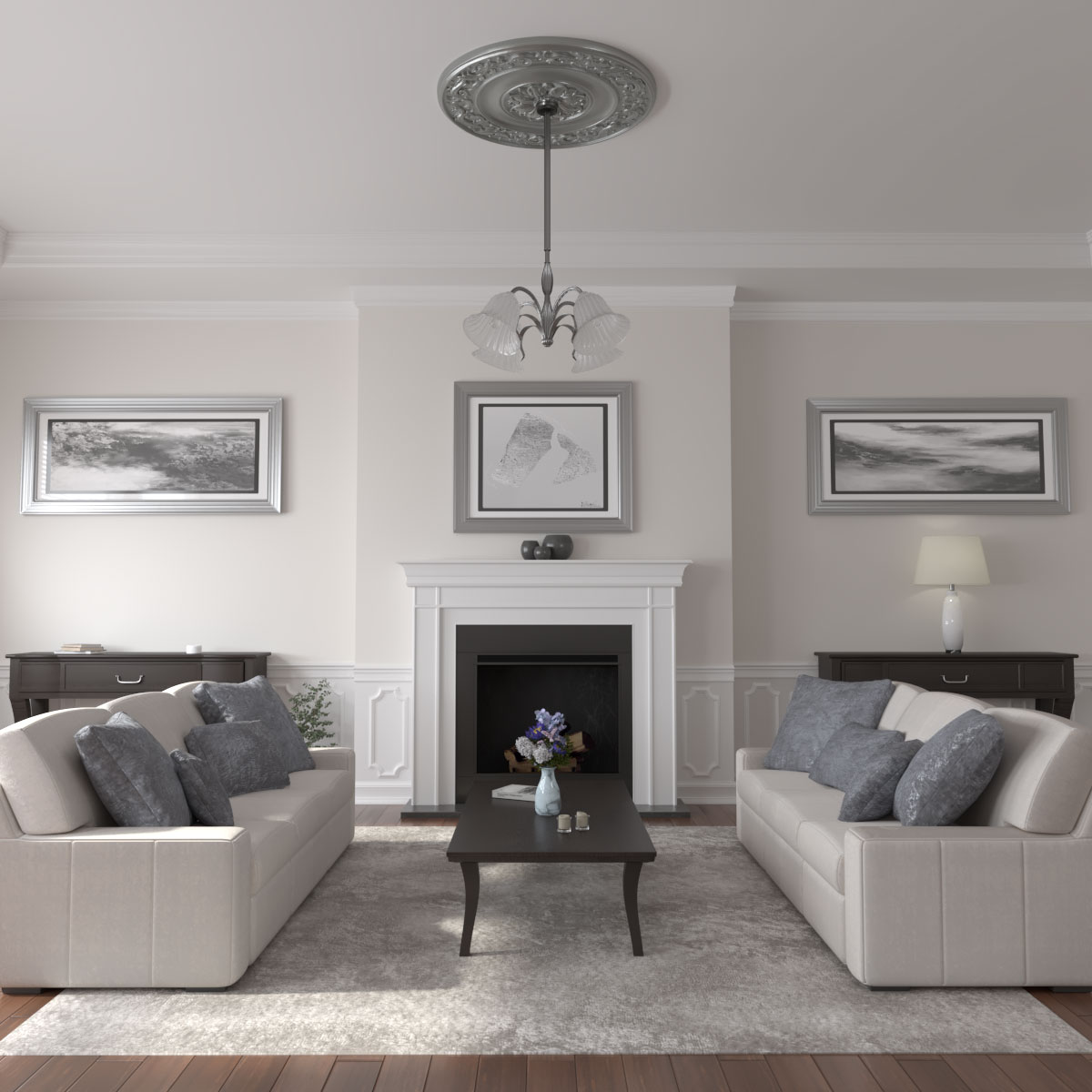 Ekena Millwork CM47MISLS Ceiling-Medallions - View #4