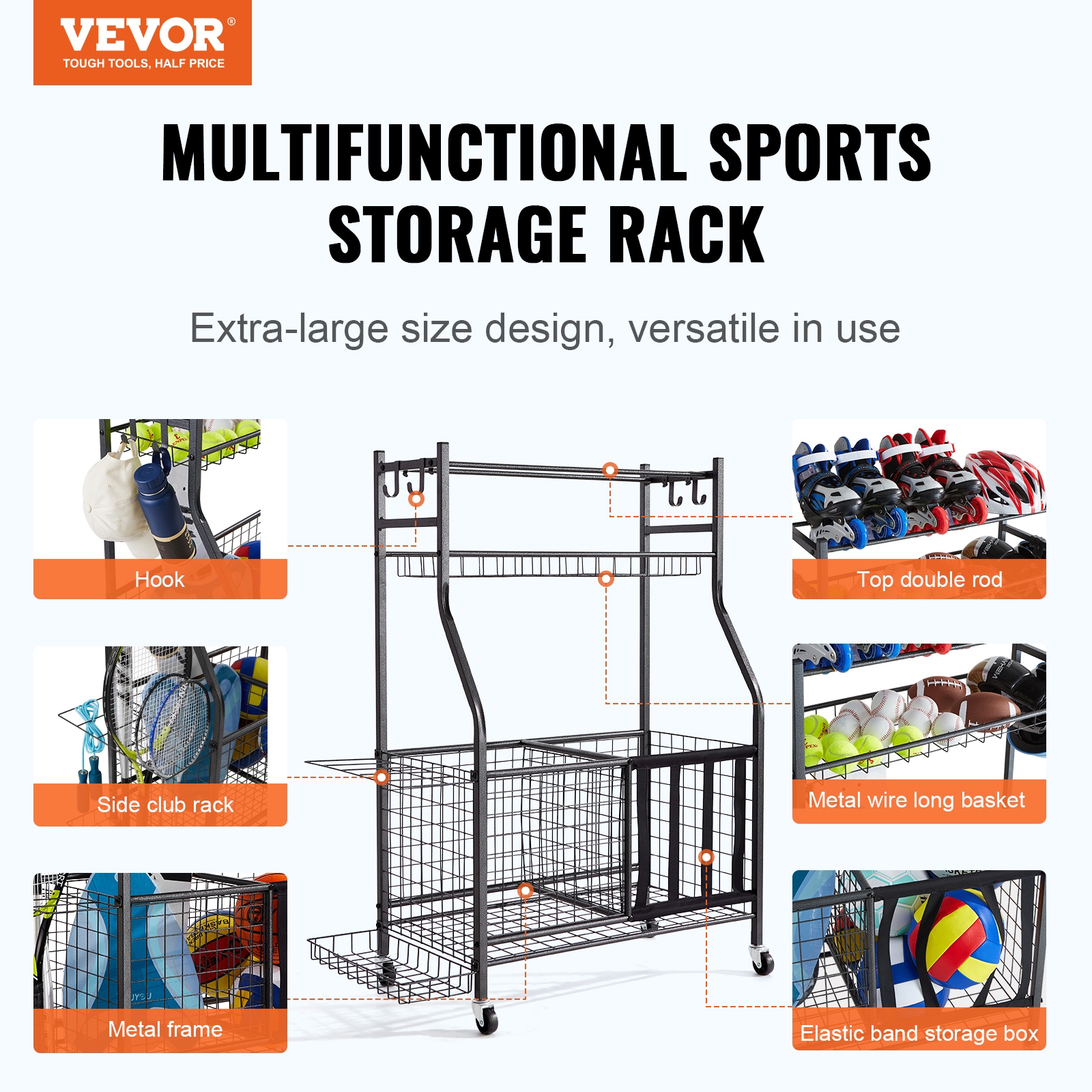 VEVOR QLSNJHSS4G2GUA6PTV0 Sports-Equipment - View #3