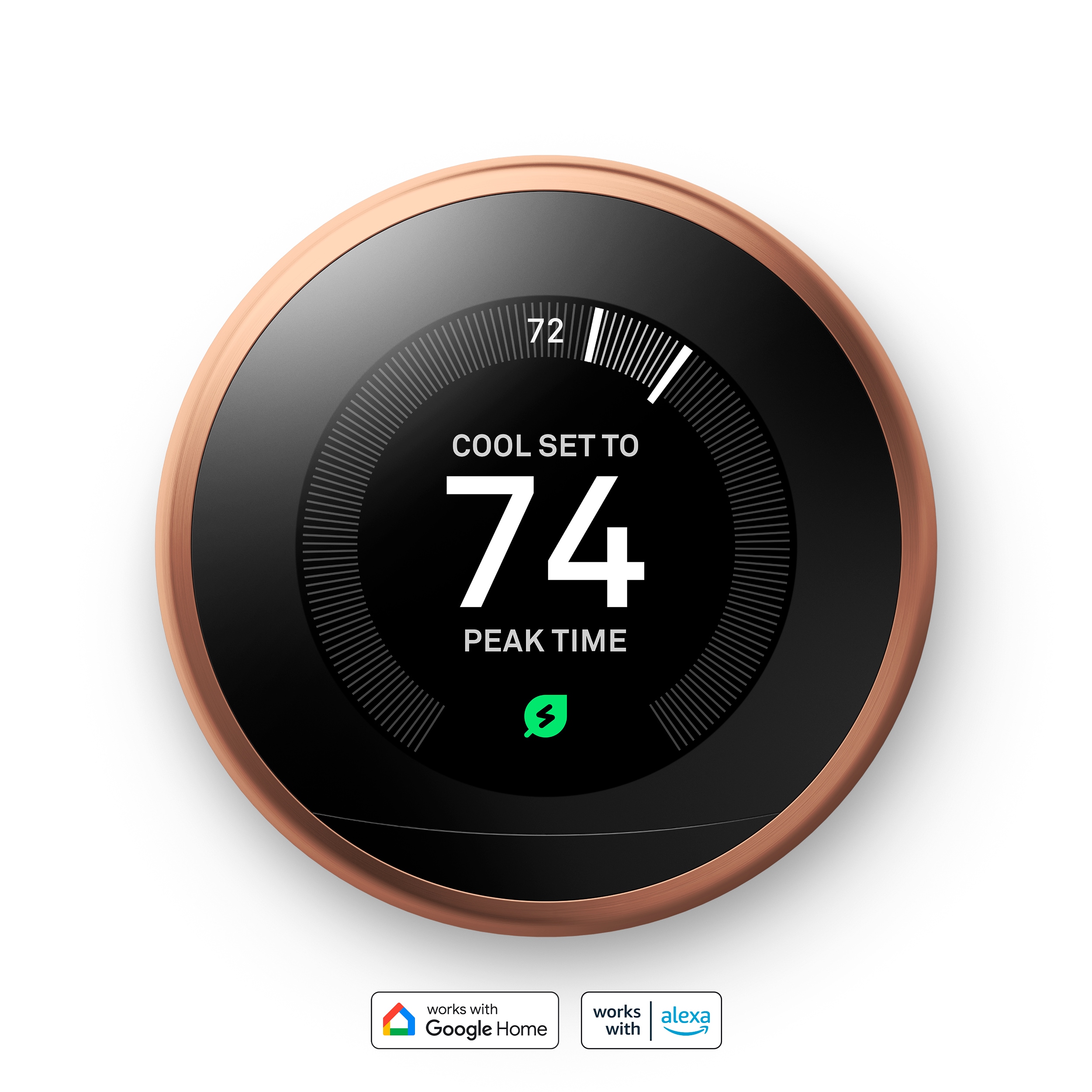 Nest Learning Thermostat knows when you are away from home and