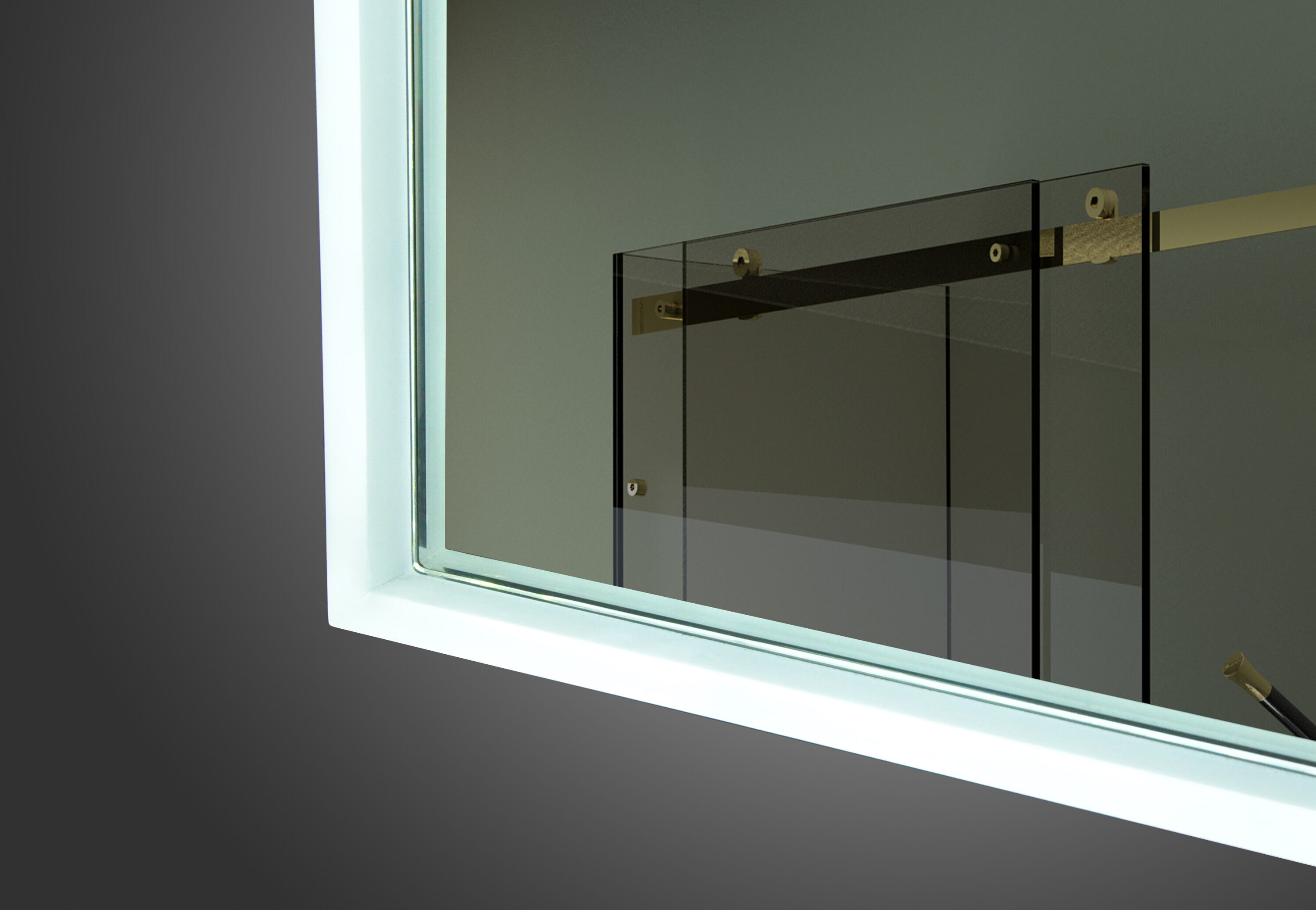 lighted IMPRESSIONS LI5188 Framed-Bath-Mirrors - View #5