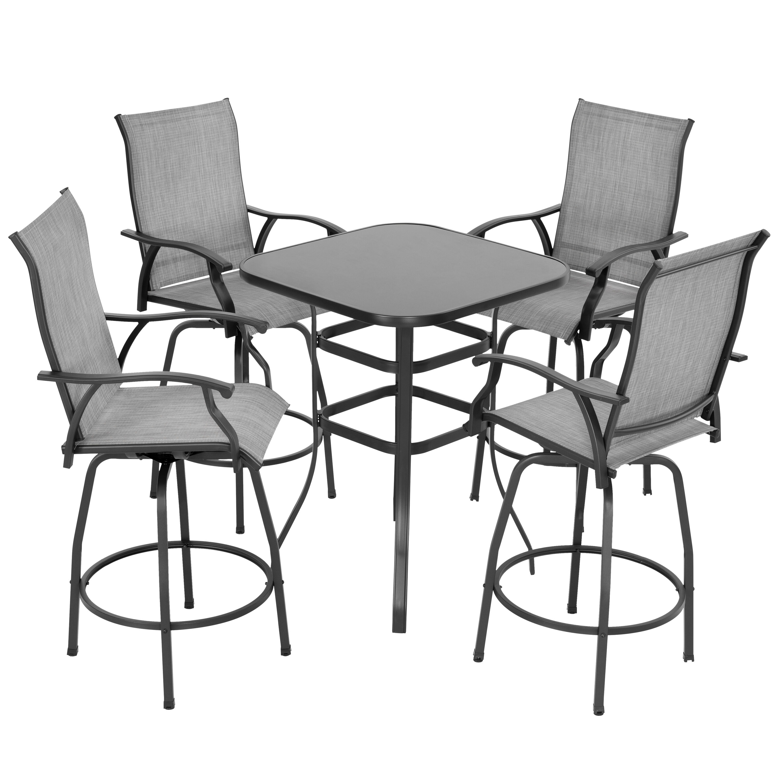 Nuu Garden SID138J4-102BK Patio-Dining-Sets - View #7