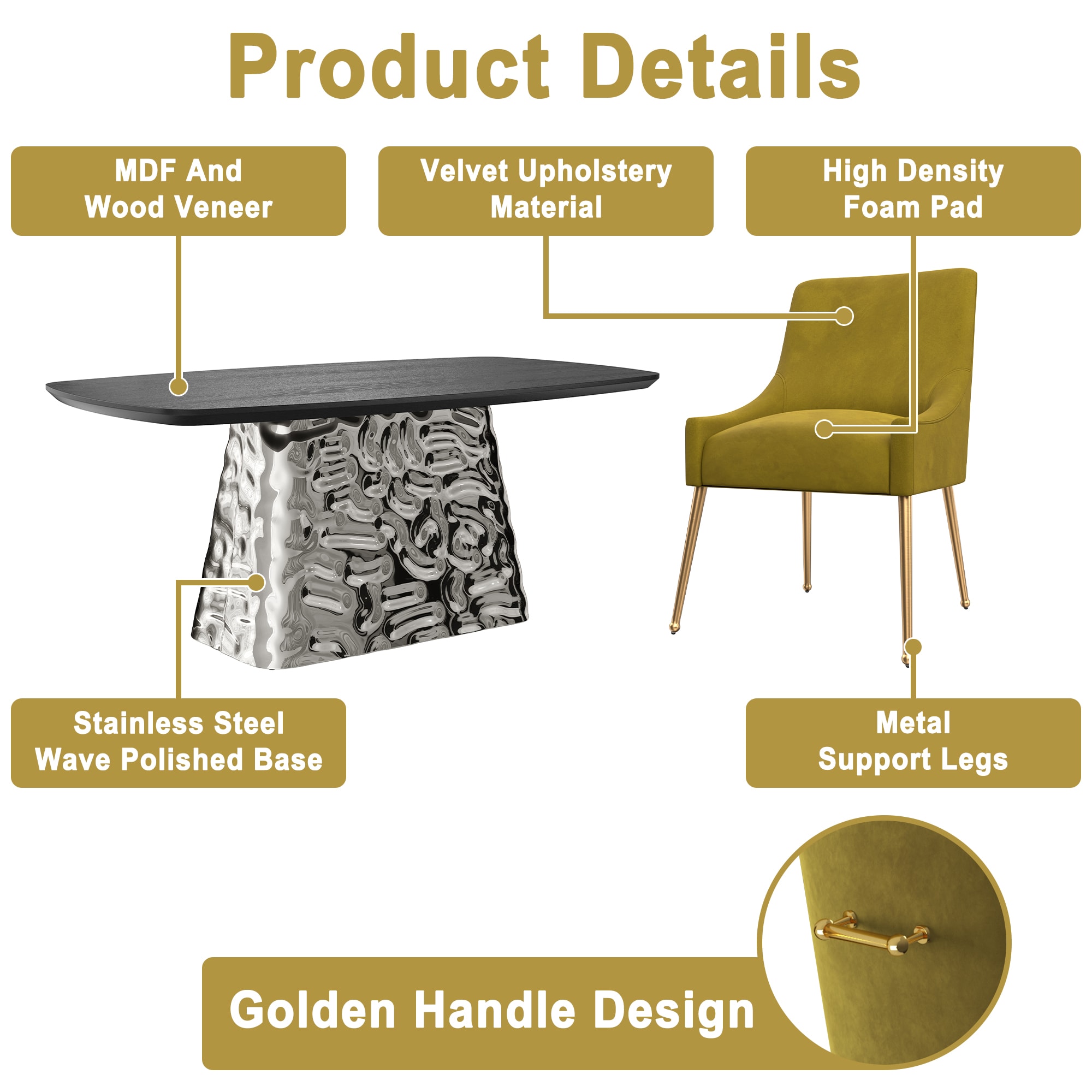 Clihome CL-1676D700GR Dining-Sets - View #8