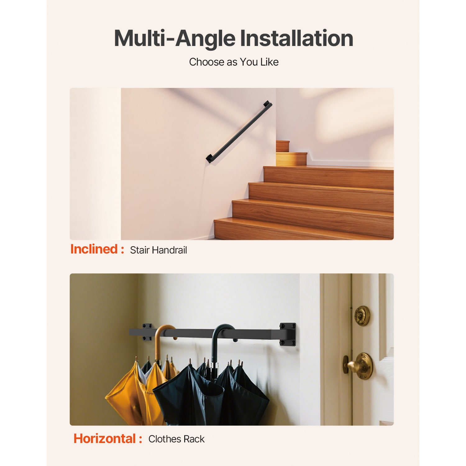 VEVOR SCBGSTZFGFS407284V0 Interior-Stairpart-Railing - View #6