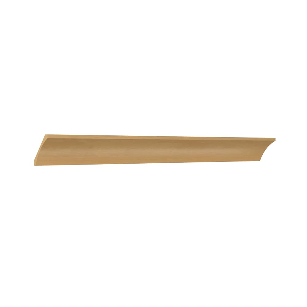 allen + roth 58619IB Innsbrook Cabinet Crown Moulding 94-in W x 3.6875-in H x 3.6875-in D Rye Stained (Cove Crown Molding)