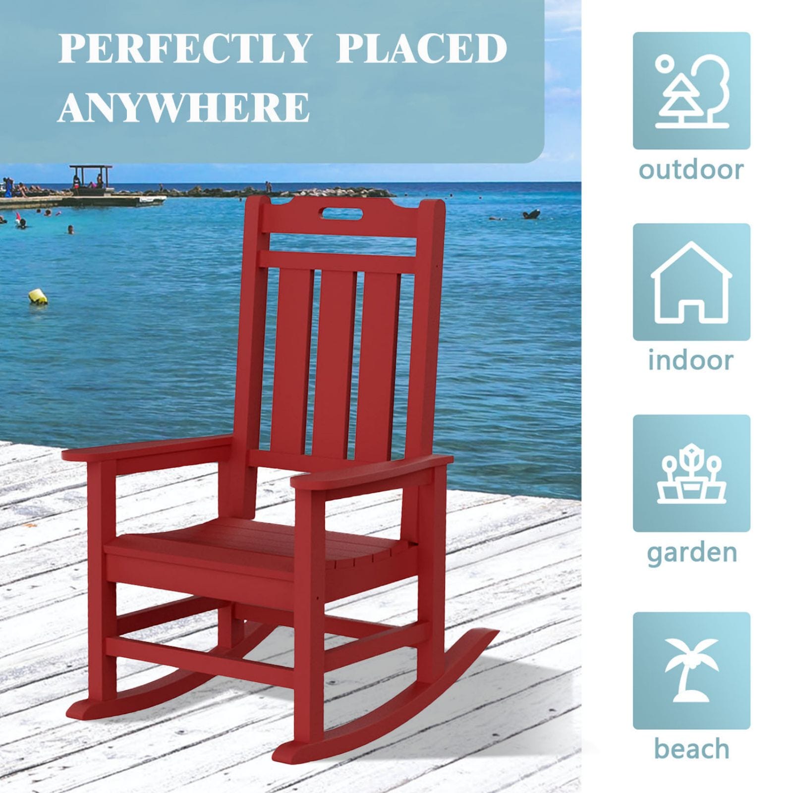Forclover HYFAS04WH Patio-Chairs - View #5