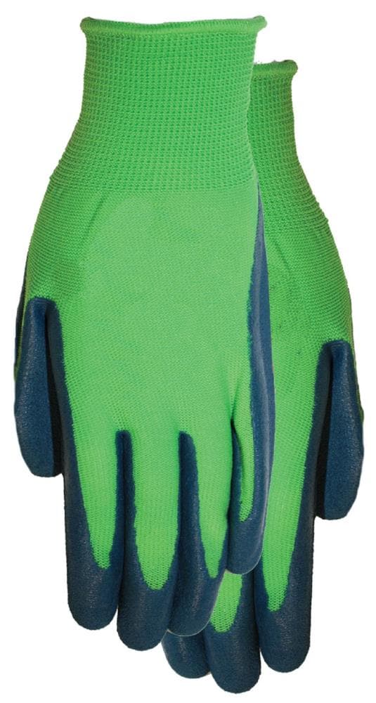 NEW KIDS CHILDREN'S GARDEN GLOVES OUTDOOR ACTIVITY PVC DROPS ONE SIZE FITS ALL 