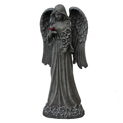 W Gray Angels And Cherubs Garden Statue, Angel Outdoor Statues