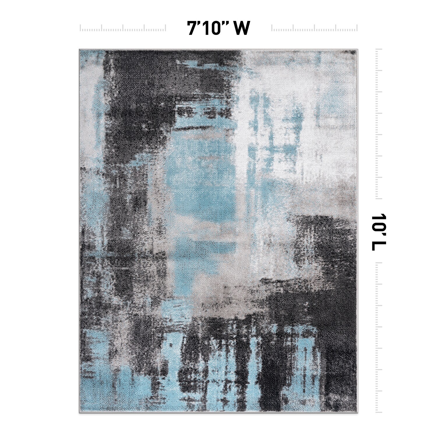 World Rug Gallery 939BLUE8X10 rugs - View #3