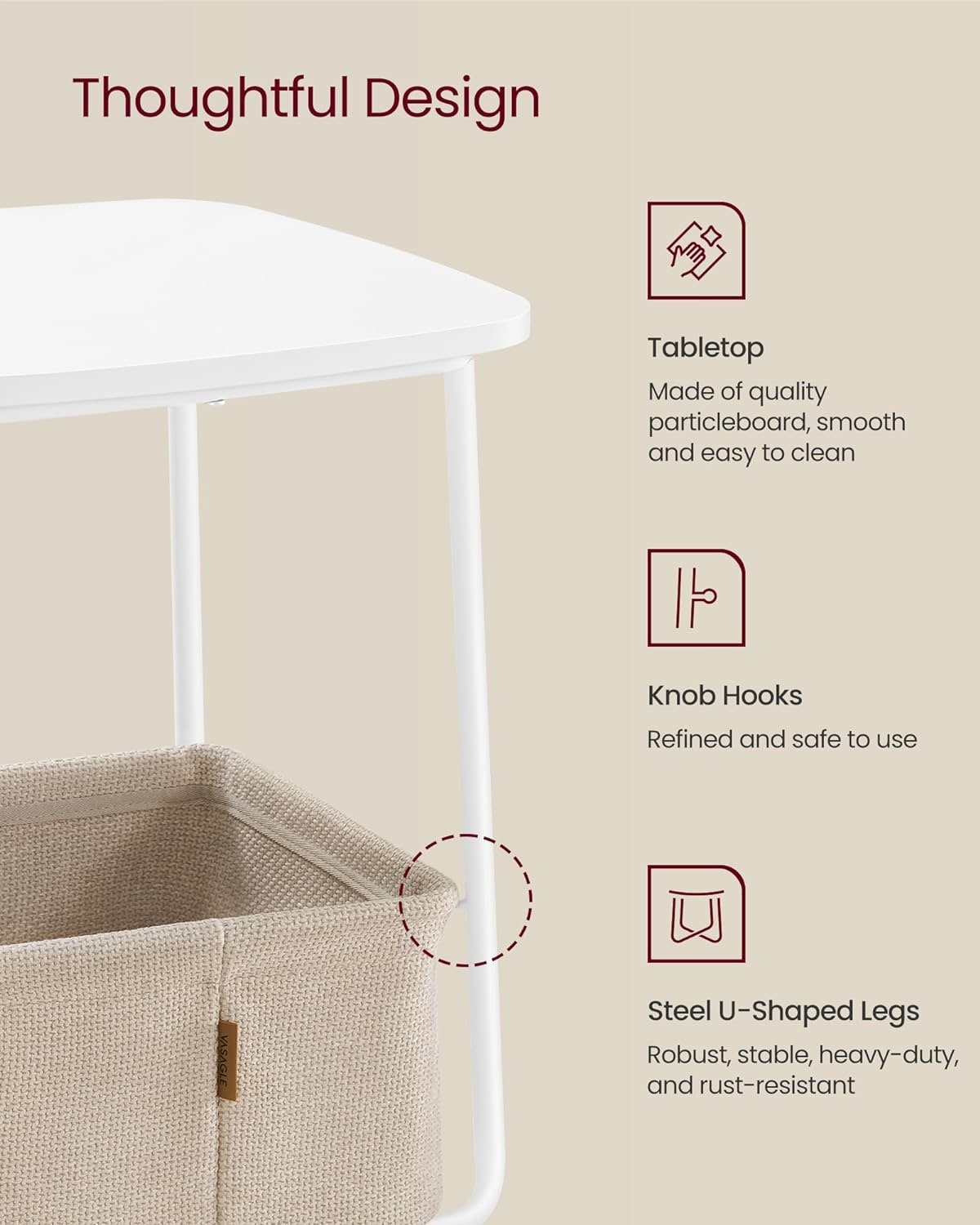 SONGMICS HOME LET229W10 End-Tables - View #8