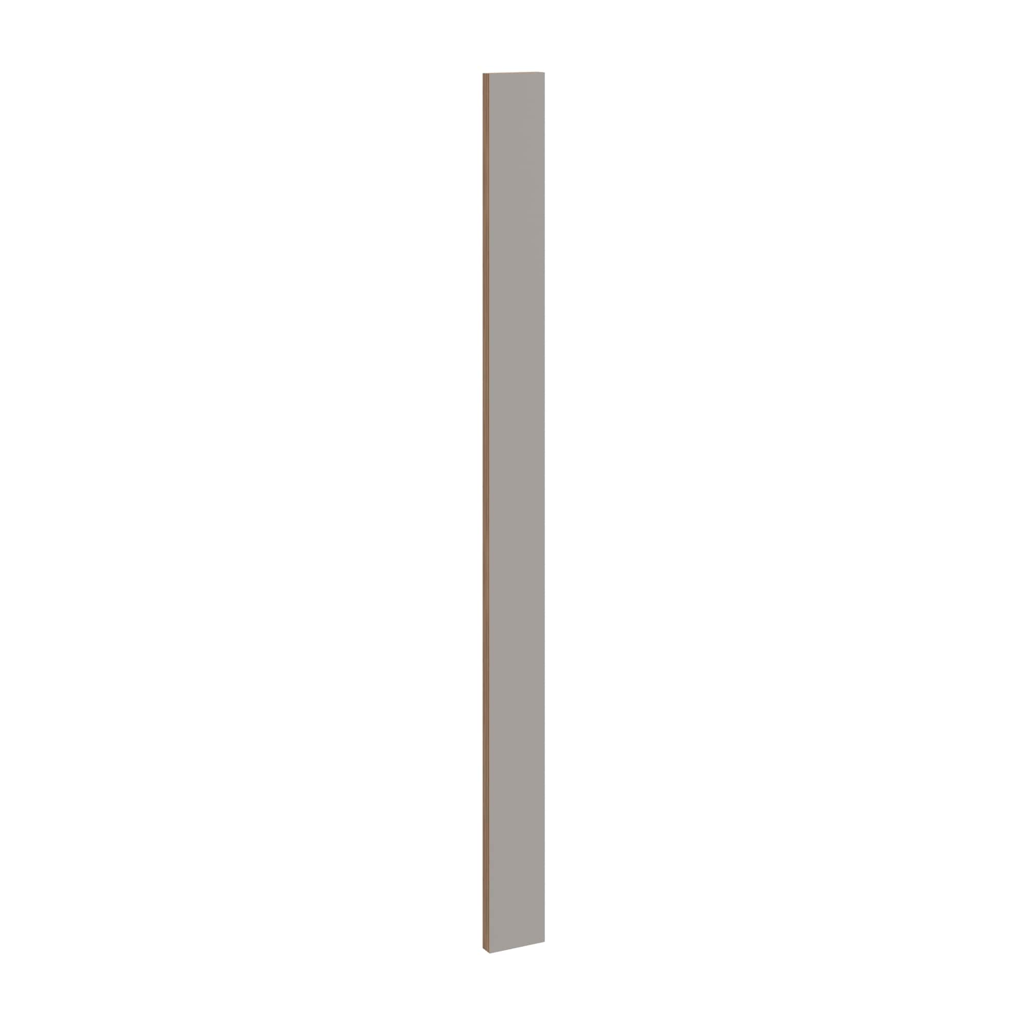 KraftMaid Momentum WF3.42G81 Deveron Cabinet Fill Strip 3-in W x 42-in H x 0.75-in D Pebble Grey Painted