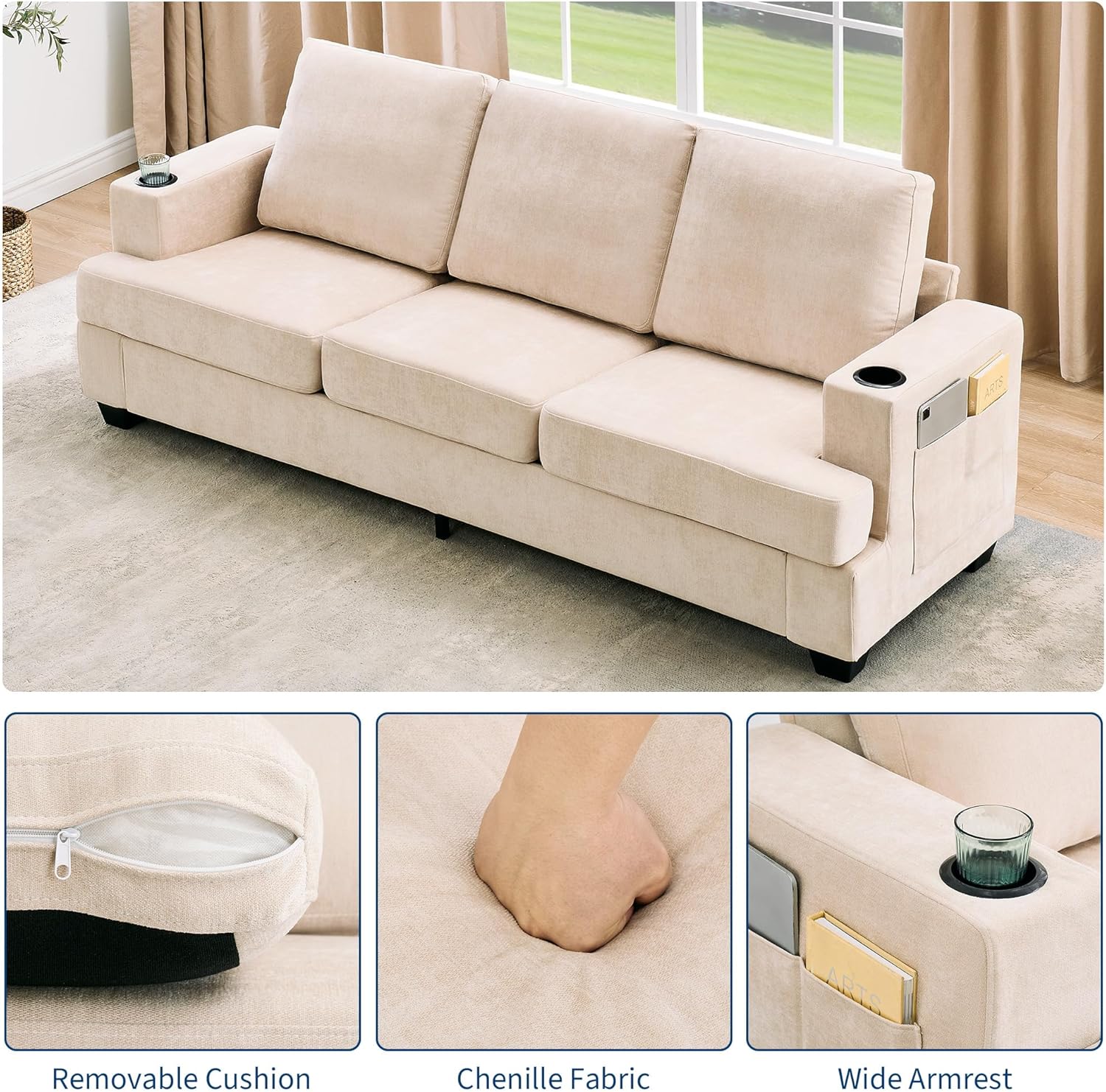Qeetex LXL-PHO-344ESAYE Sofas-Loveseats - View #5