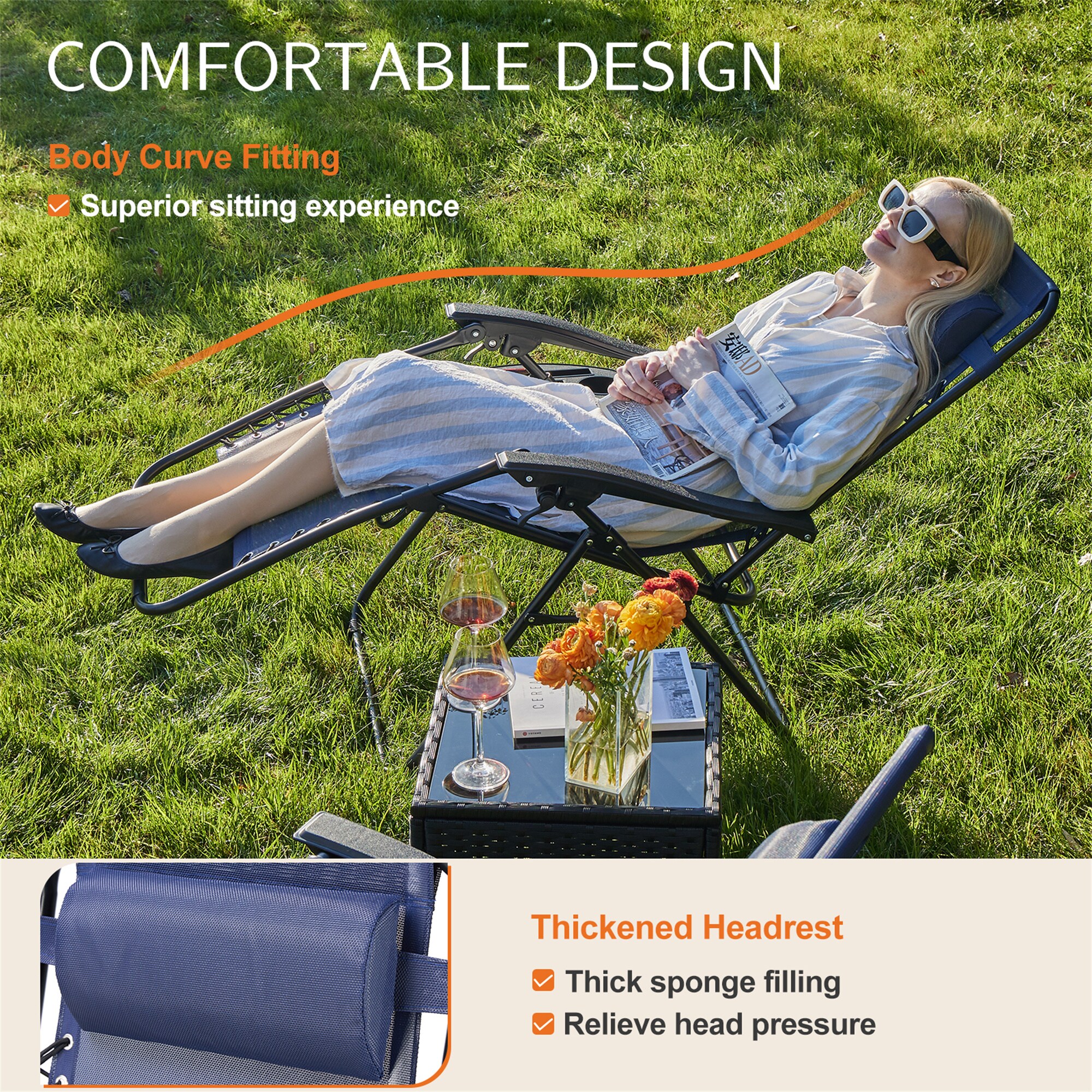 BABOOM BOM-11632NY-CO Beach-Camping-Chairs - View #6