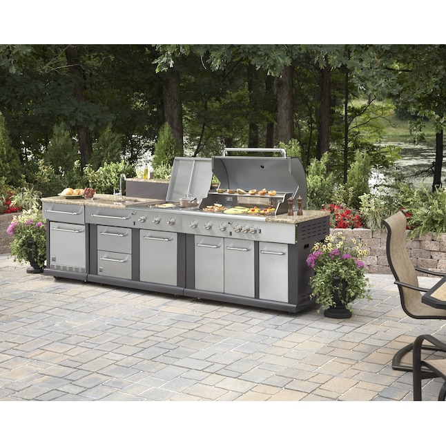 Master Forge BG179B 27.09-in W x 24.61-in D x 35.43-in H Outdoor ...