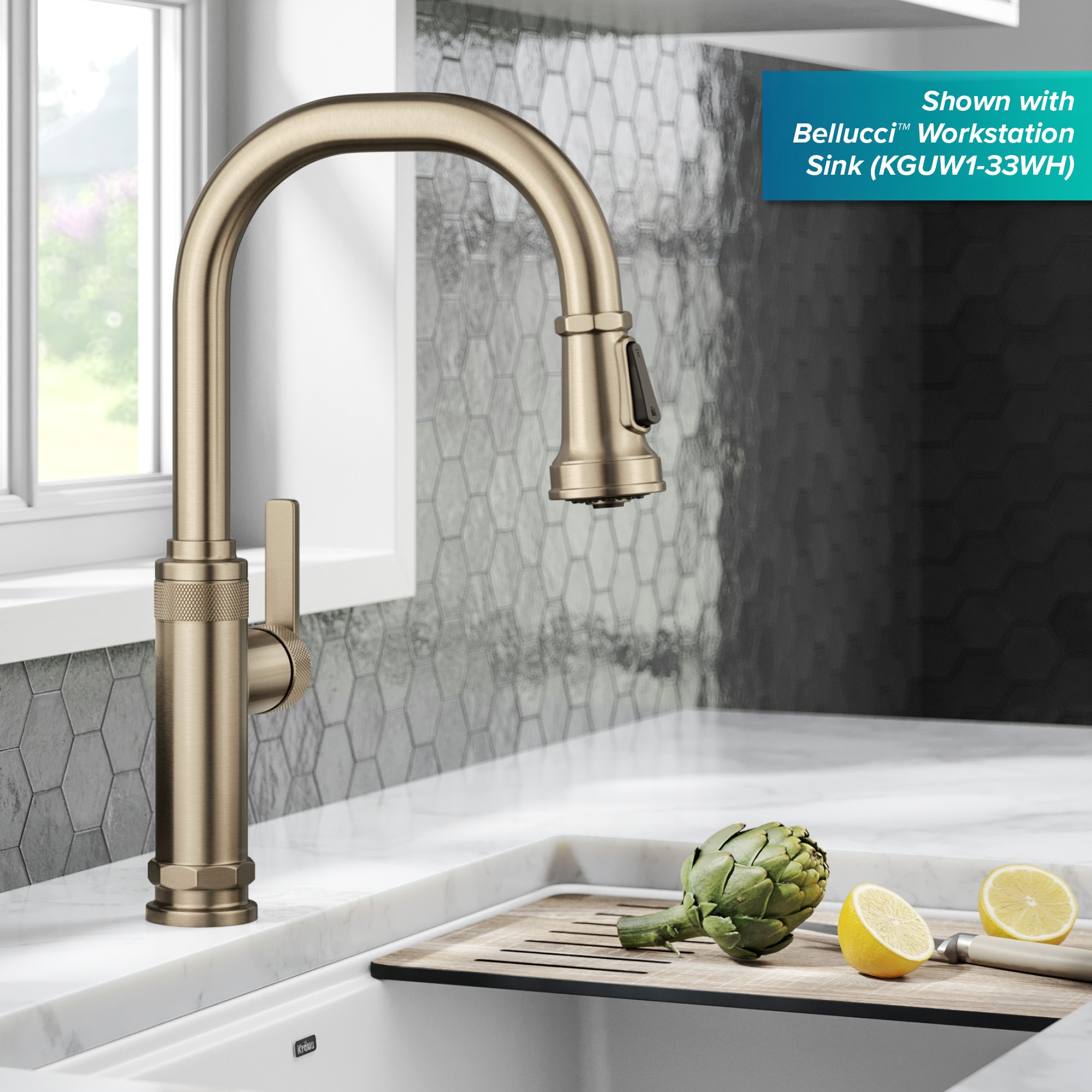 Kraus KPF-4102SFACB Kitchen-Faucets - View #6