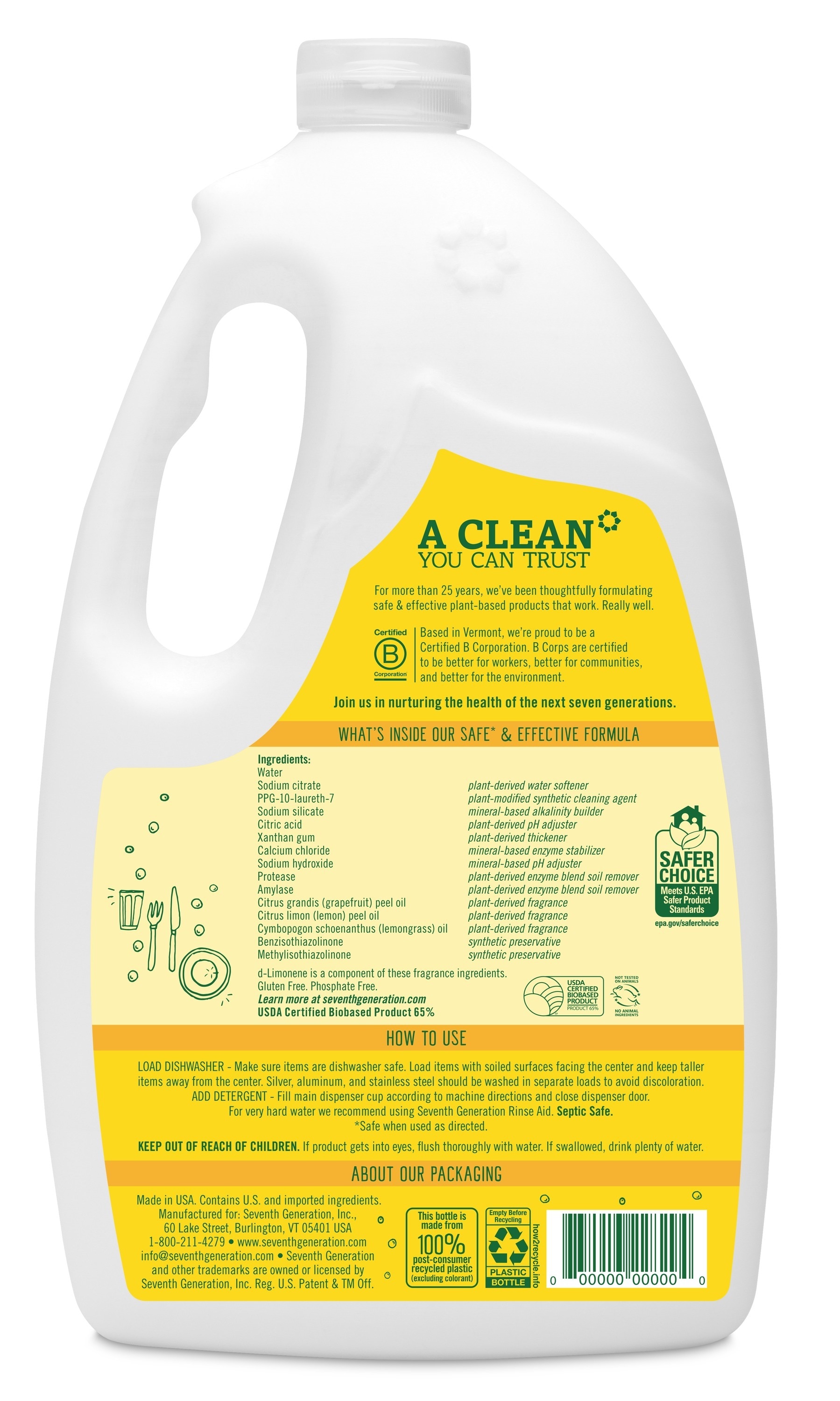 Seventh Generation 000000000067259133 Dishwasher-Detergent - View #2